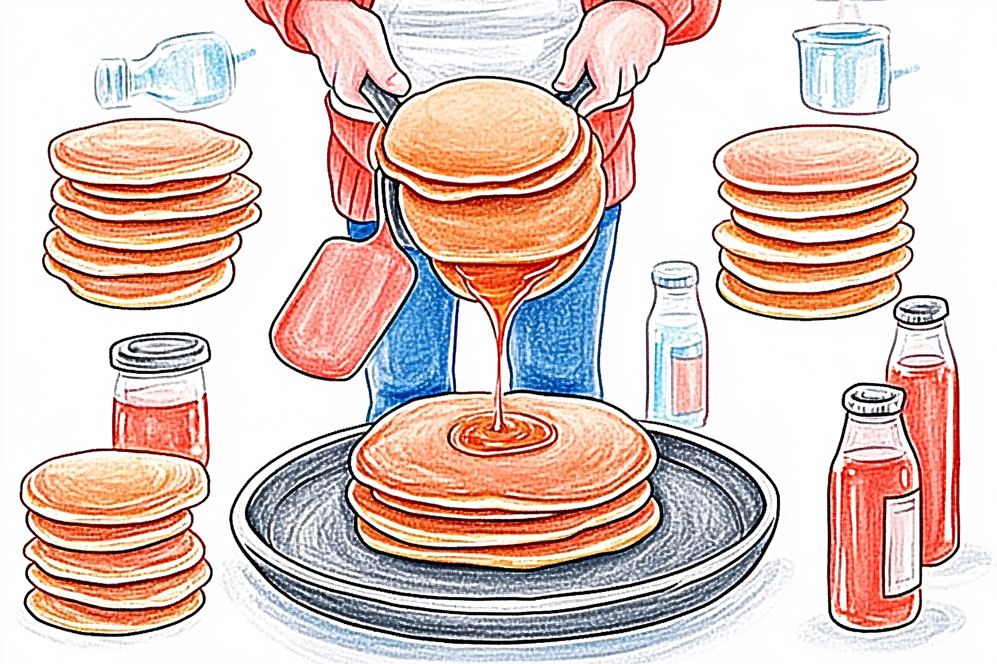 Pancakes with Syrup