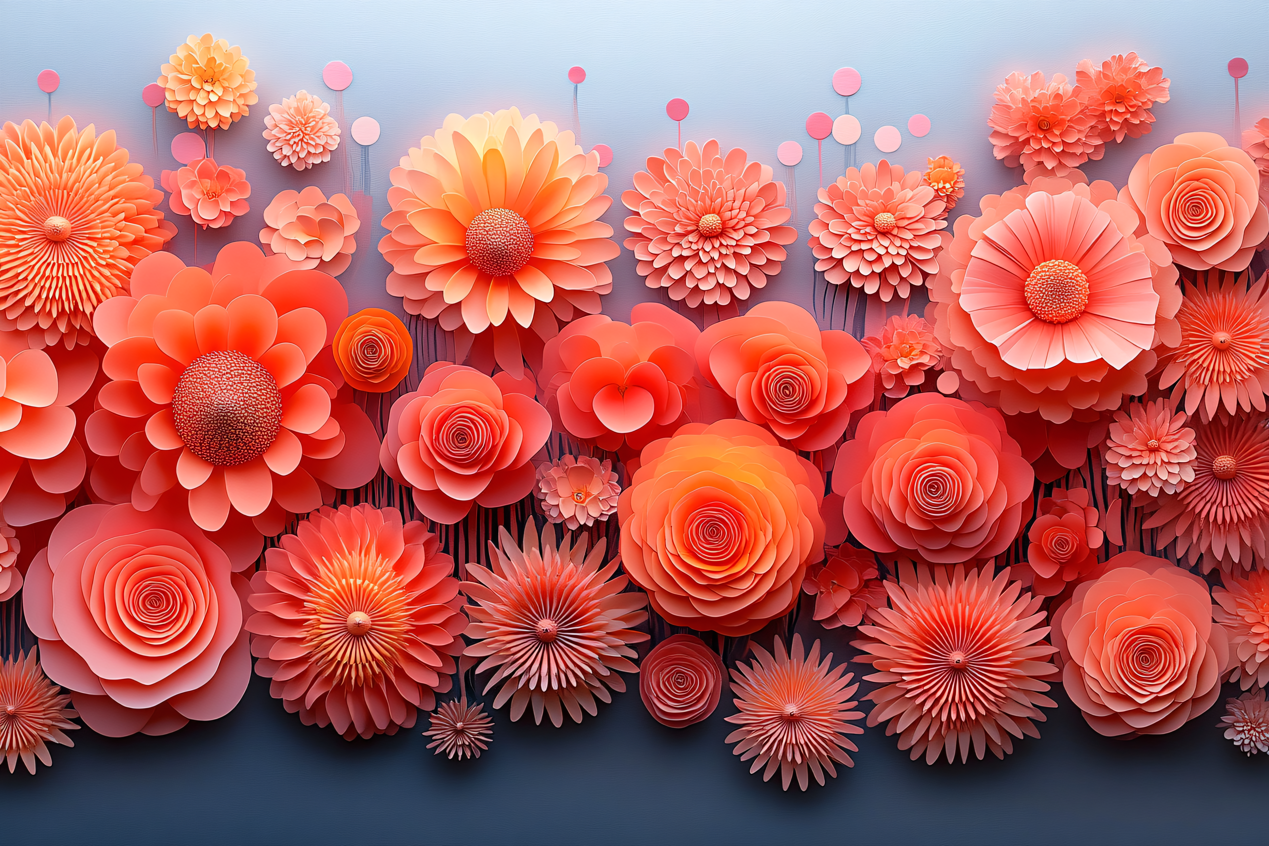 Paper Flowers Arrangement