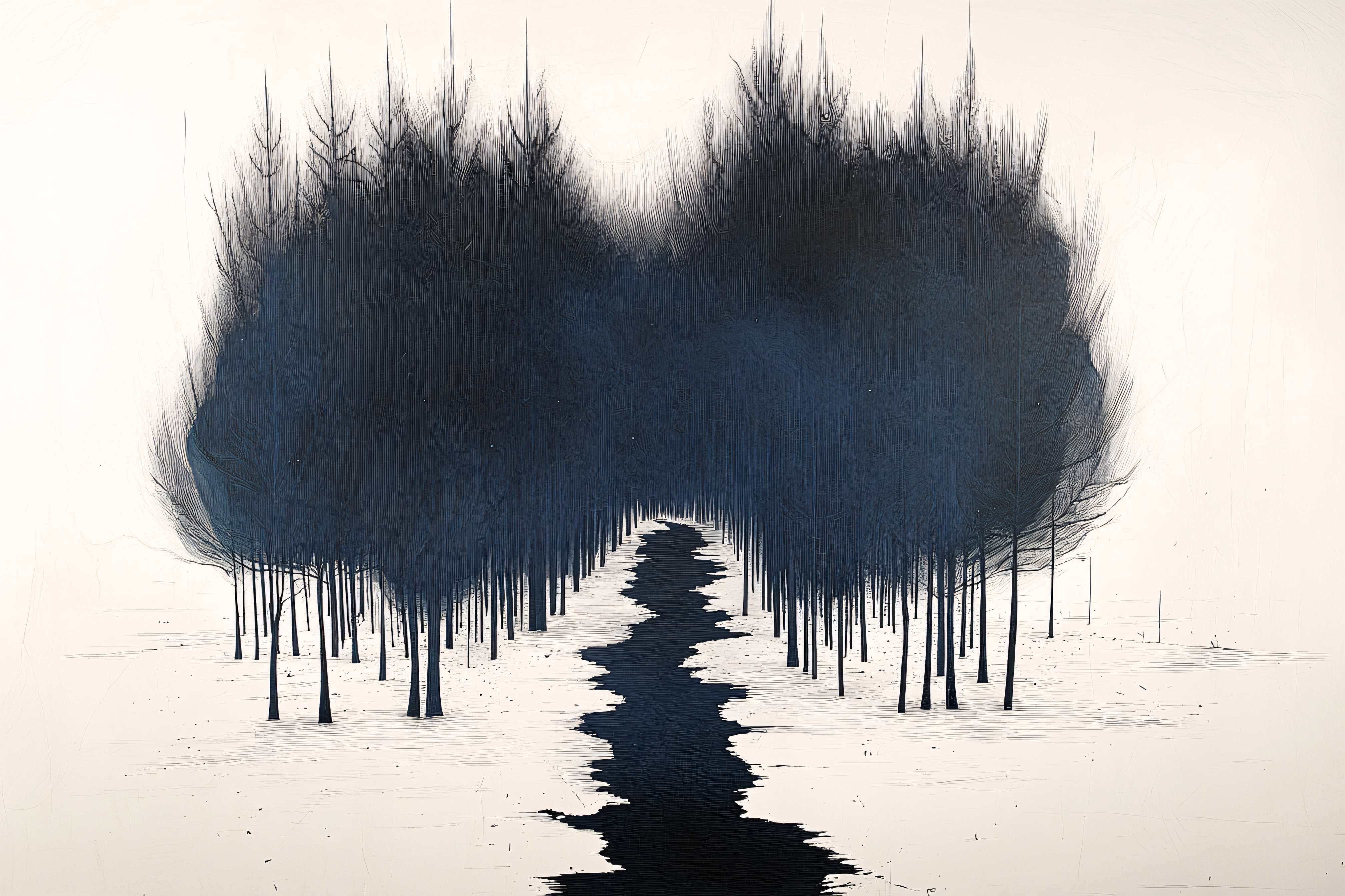 Path Through a Dark Forest