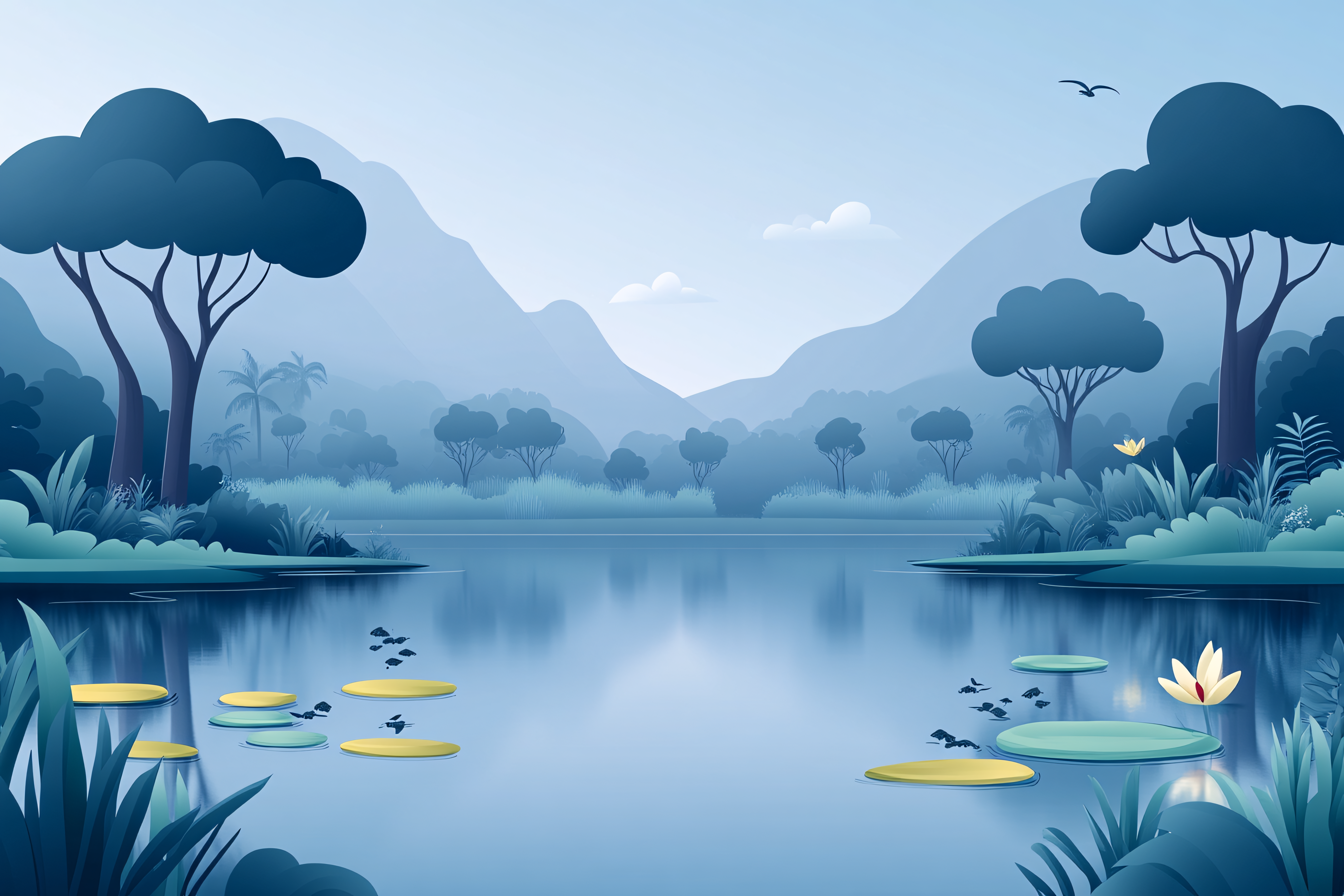 Peaceful Lake Landscape