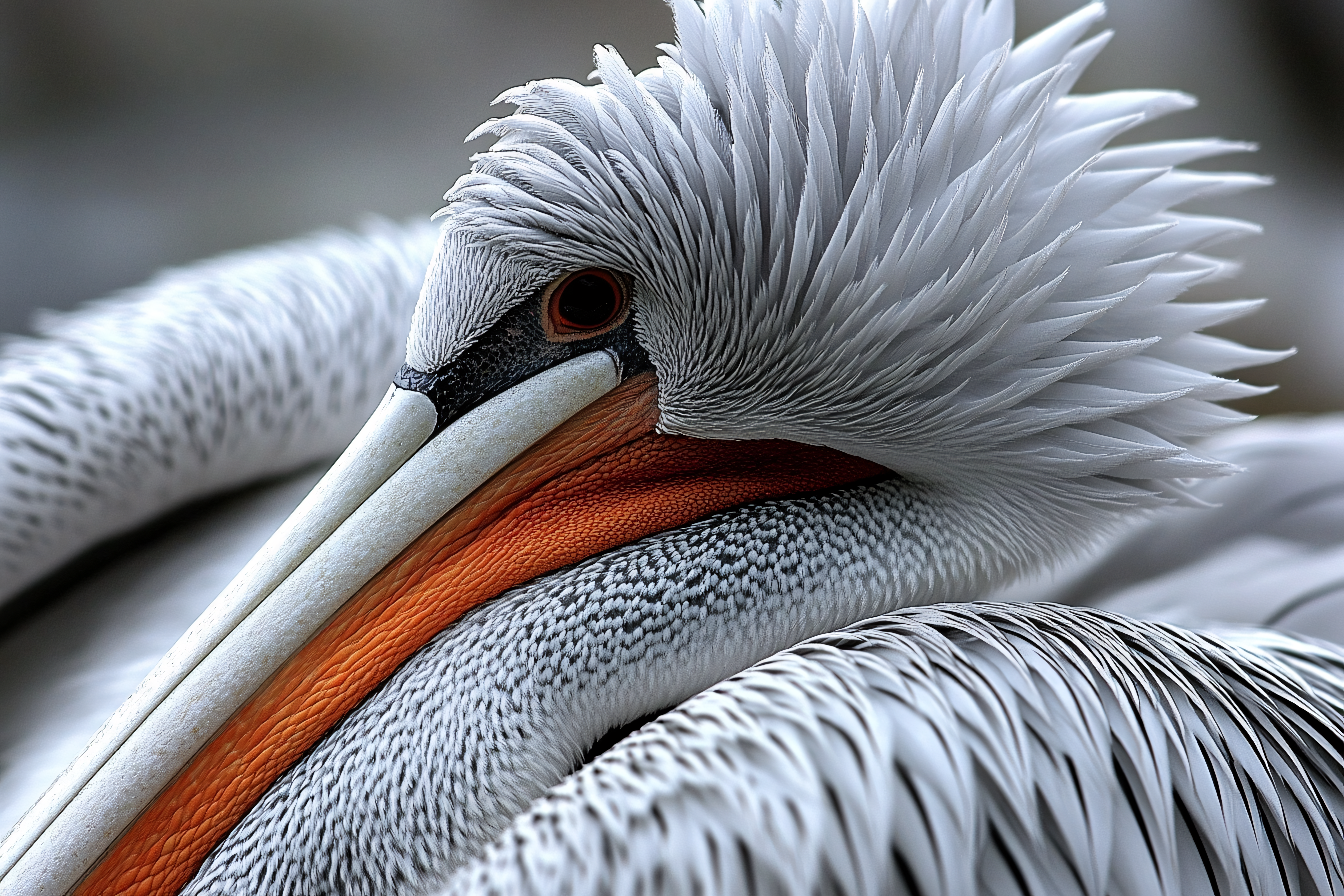 Pelican Head Close Up