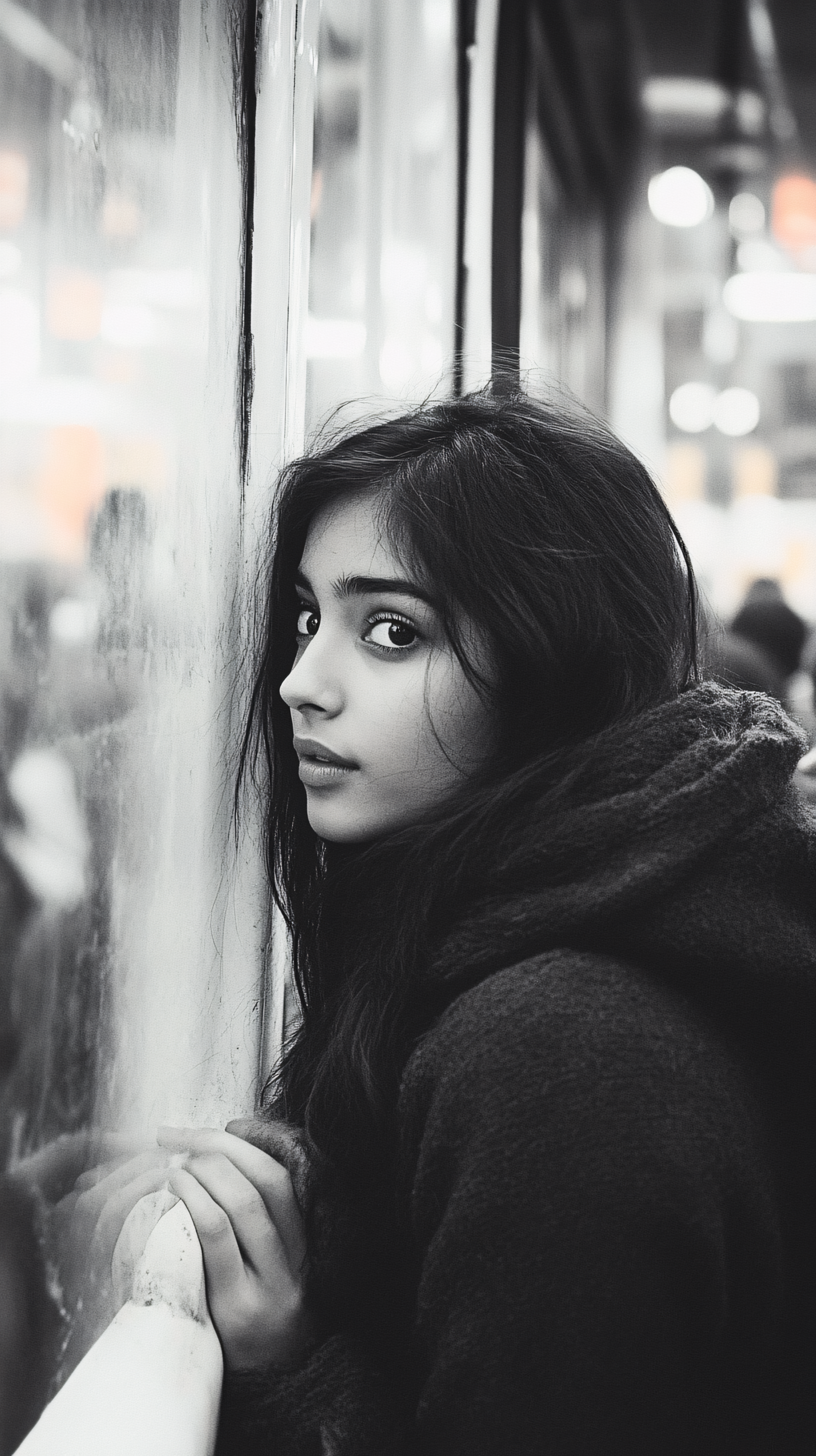Pensive Gaze By The Window