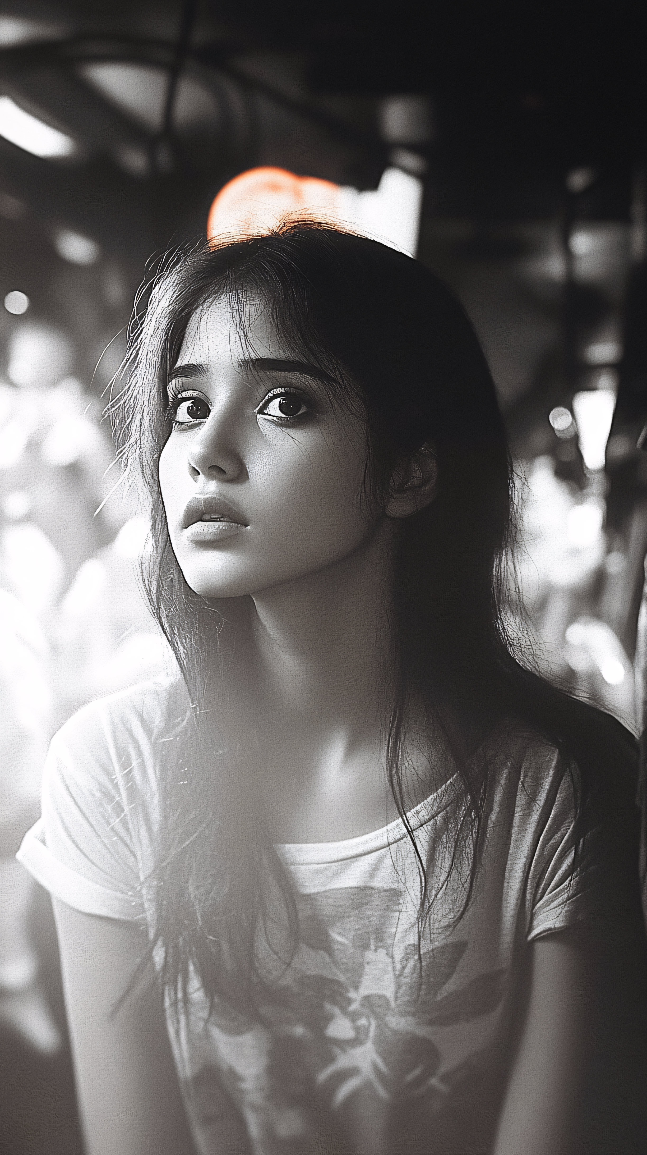 Pensive Gaze Portrait