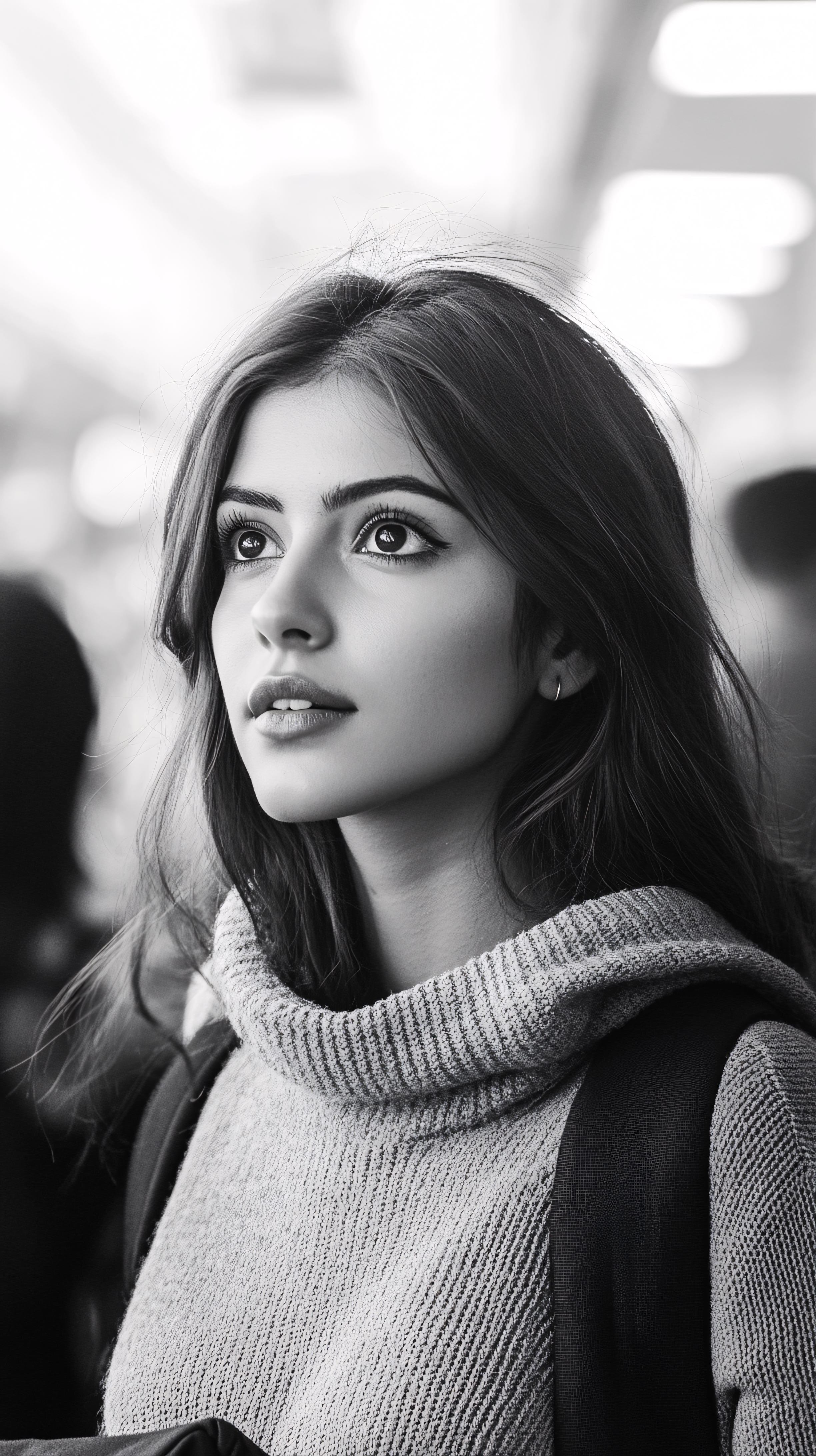 Pensive Gaze Portrait