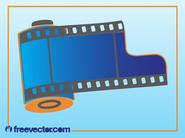 Photo Film Free Vector