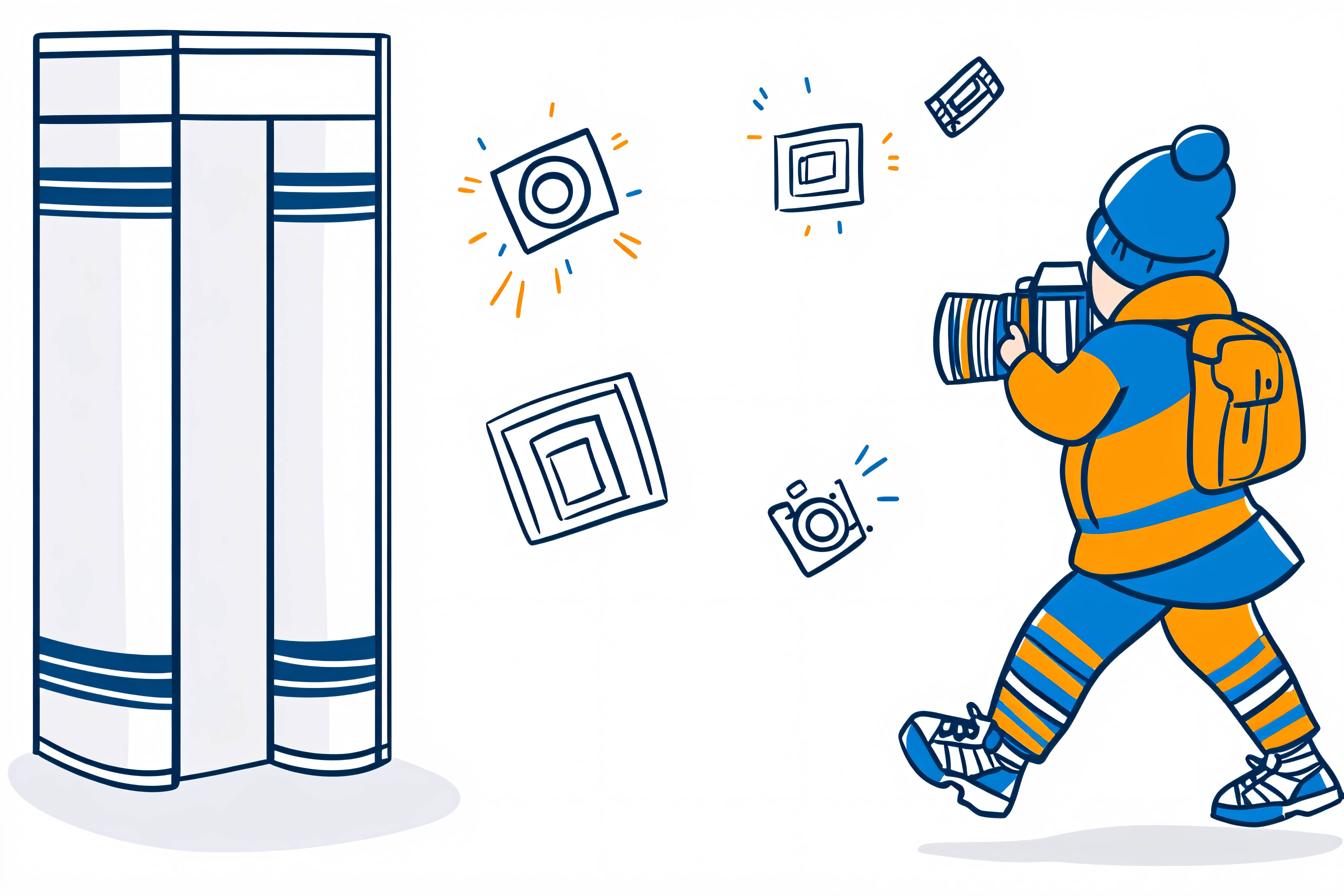 Photographer with Camera