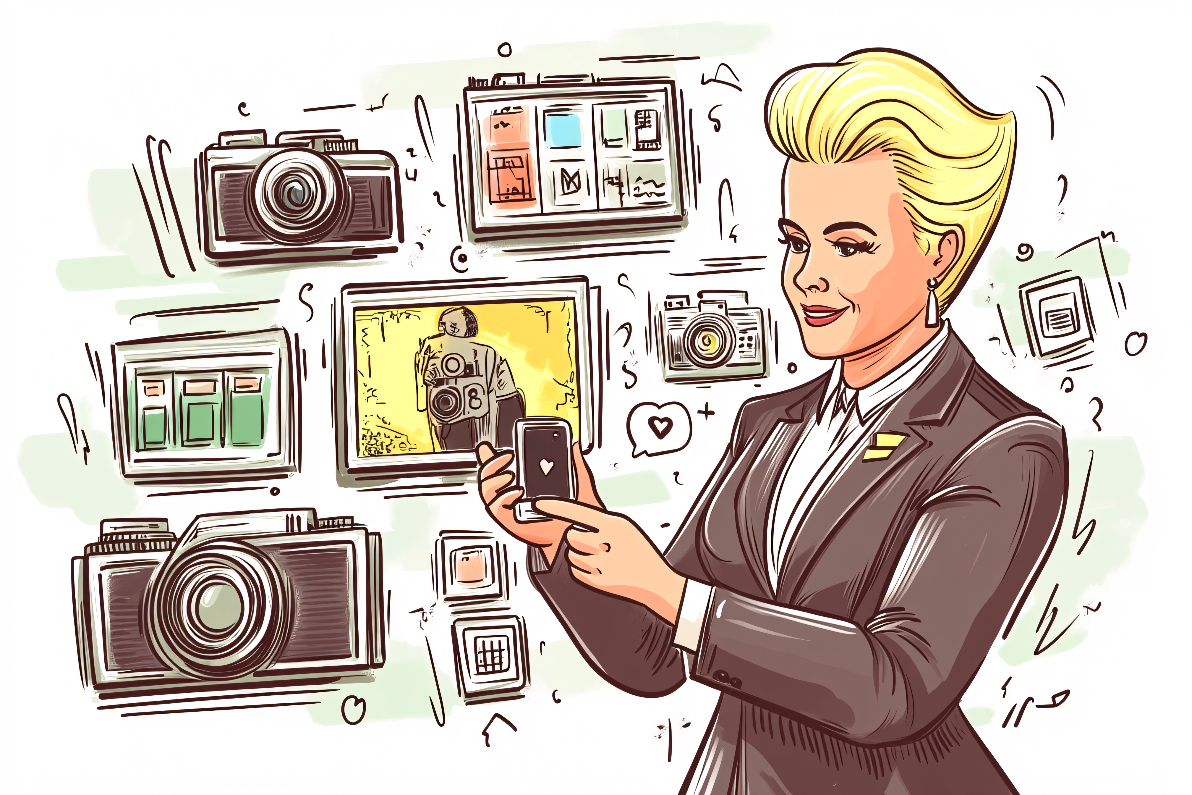 Photographer with Digital Camera