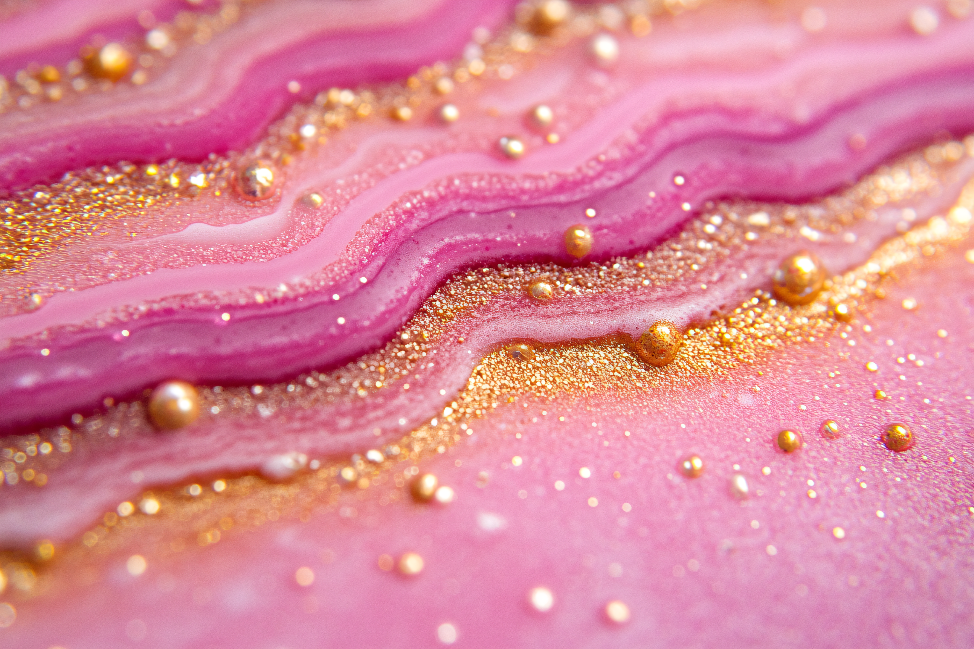 Pink and Gold Abstract Texture