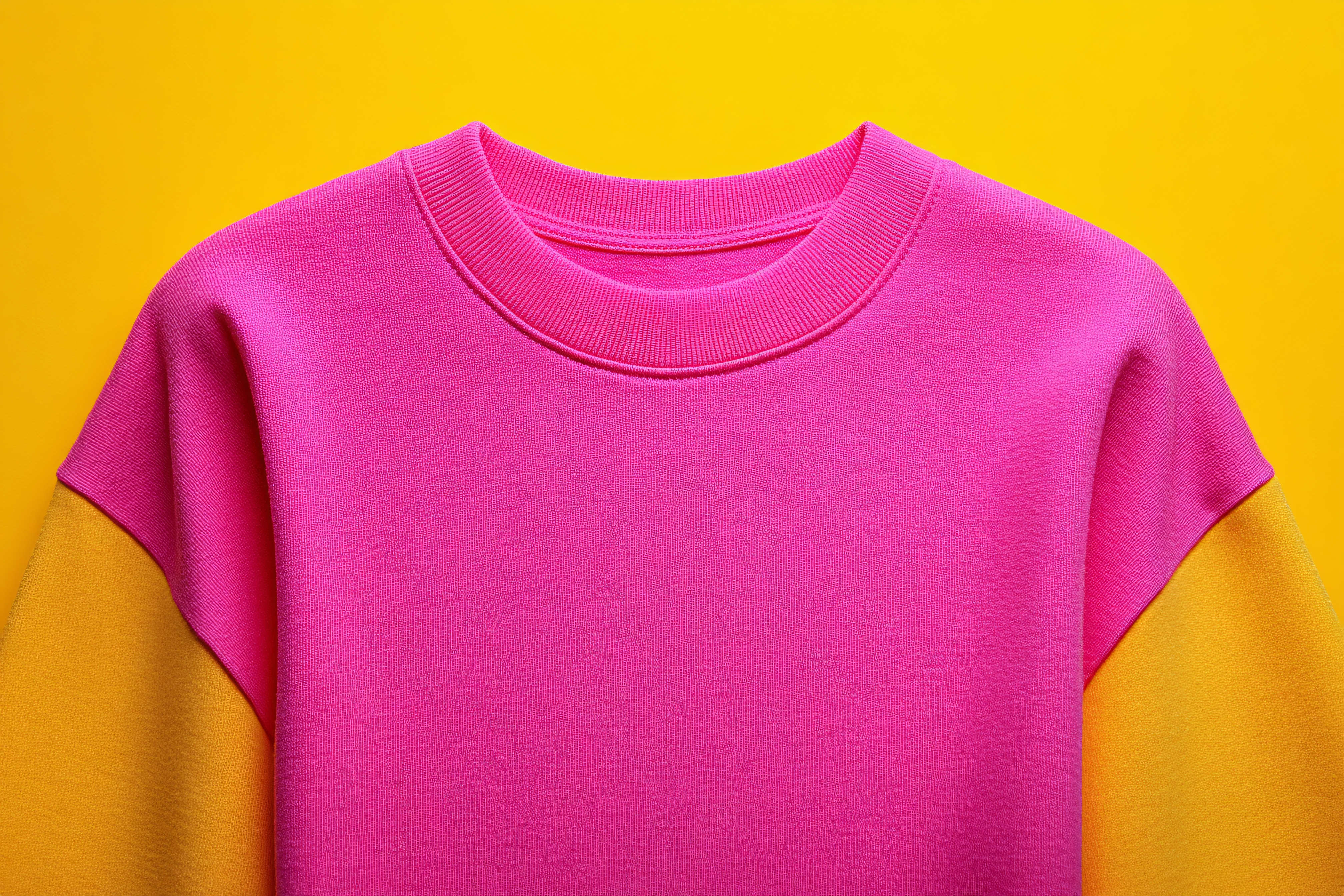 Pink and Yellow Sweatshirt