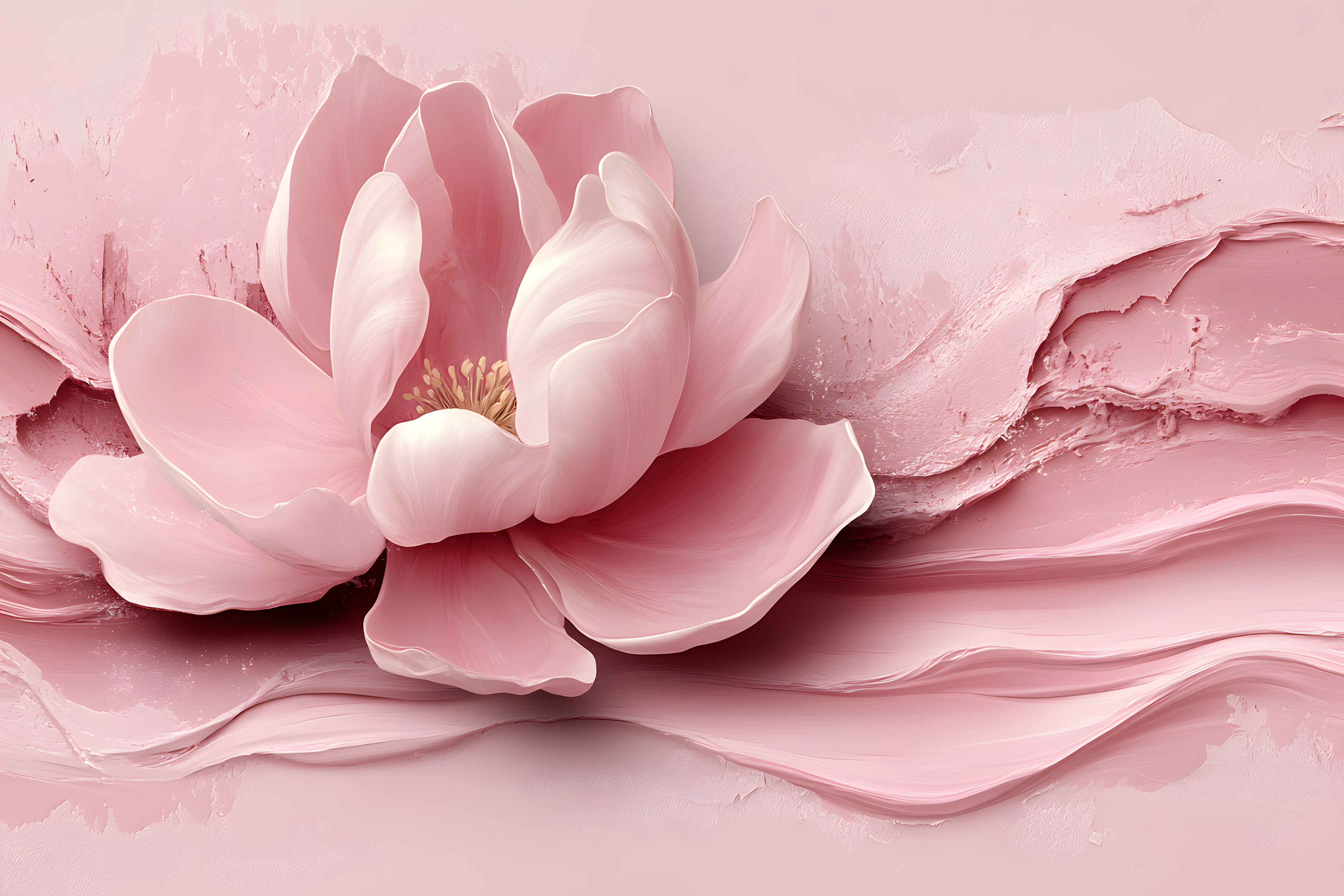 Pink Magnolia Bloom