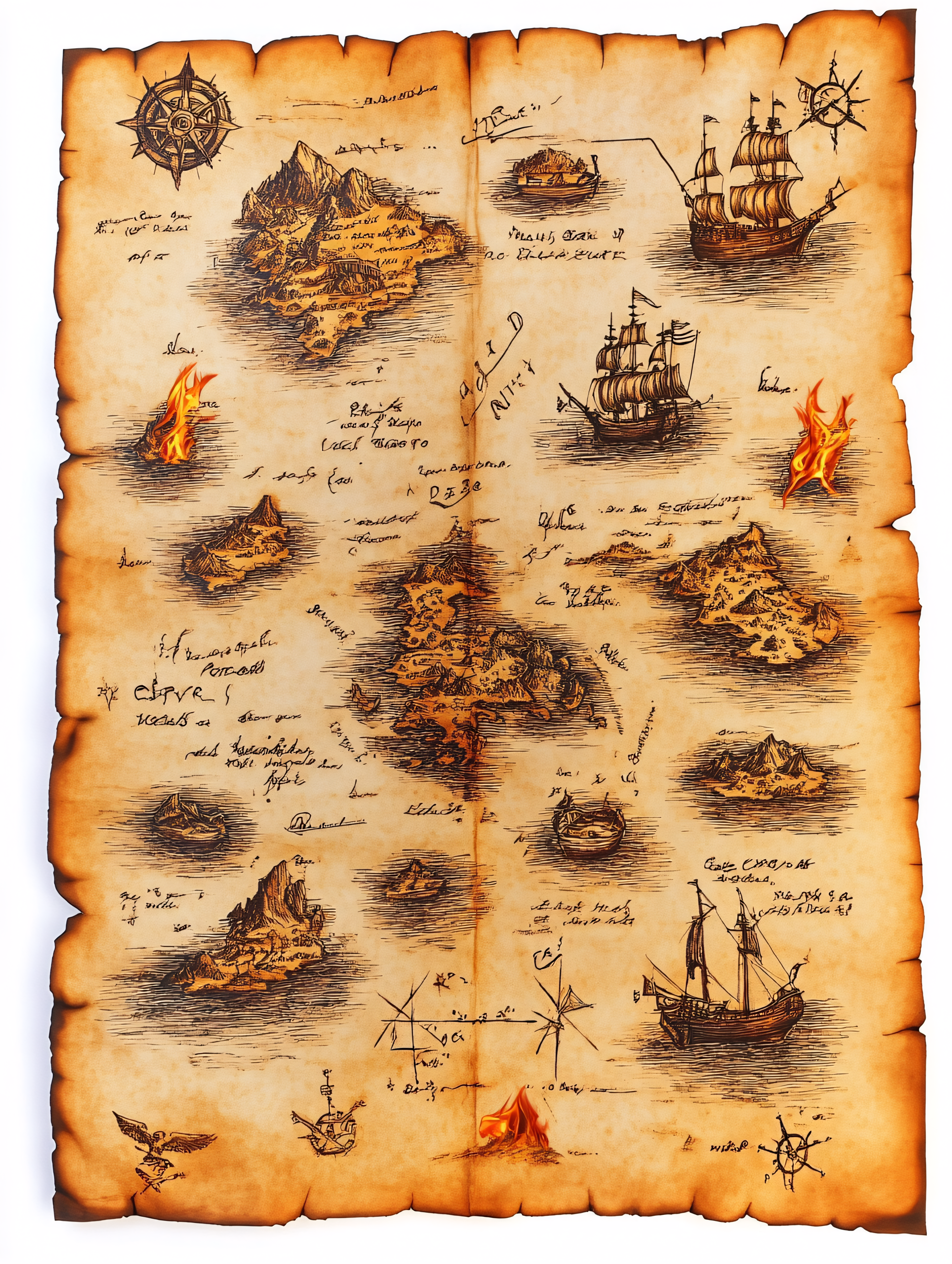 Pirate Treasure Map