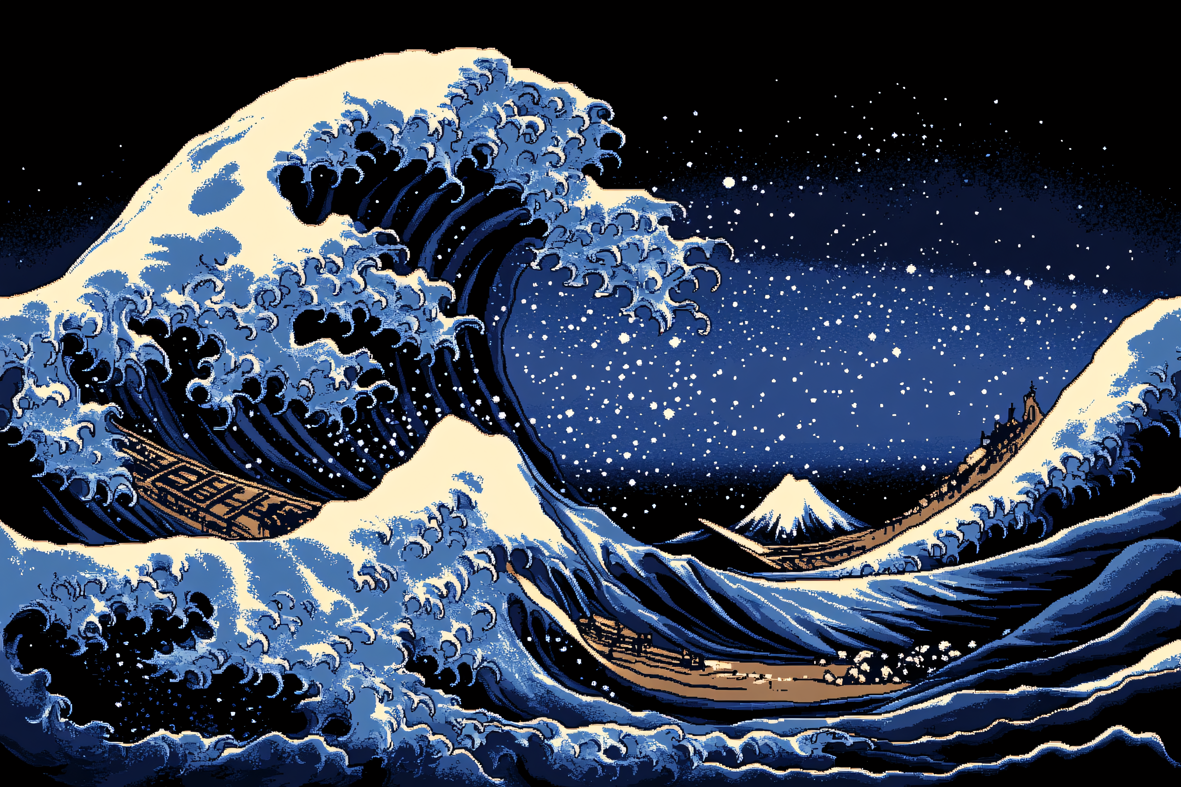 Pixel Wave Overlook