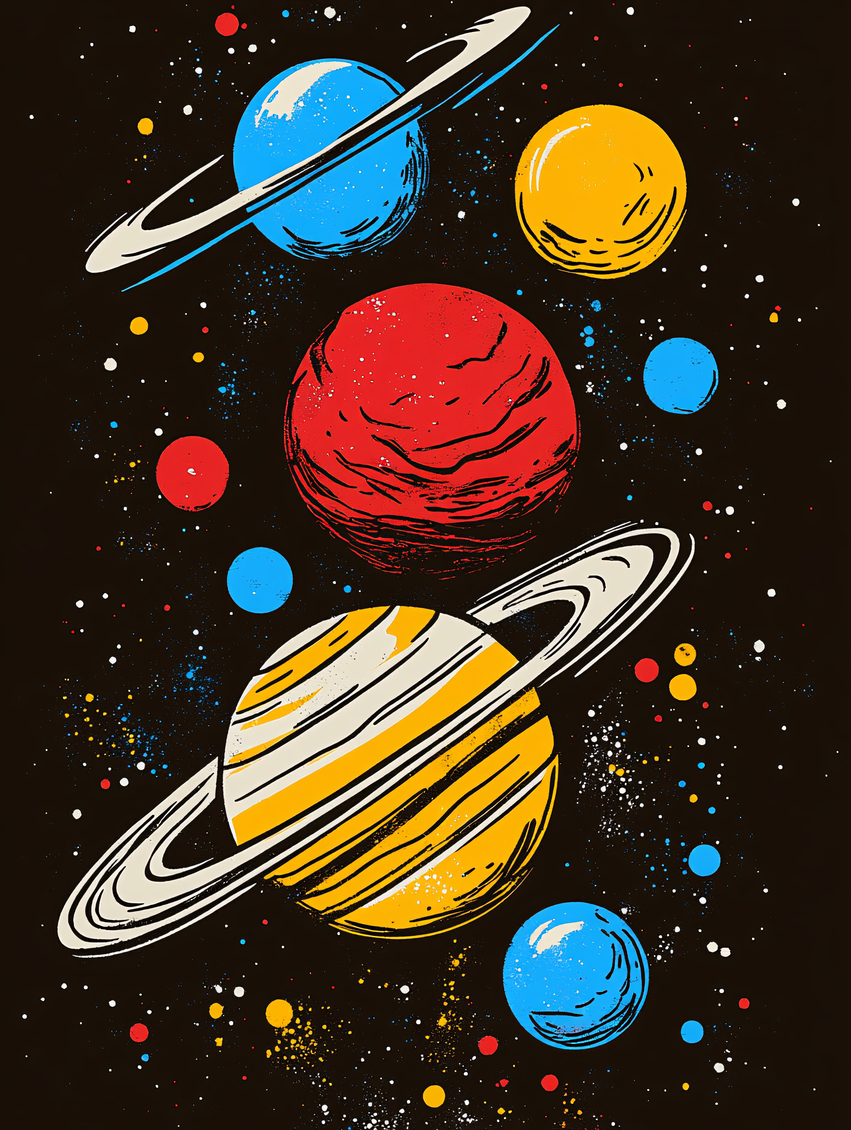 Planets In Space