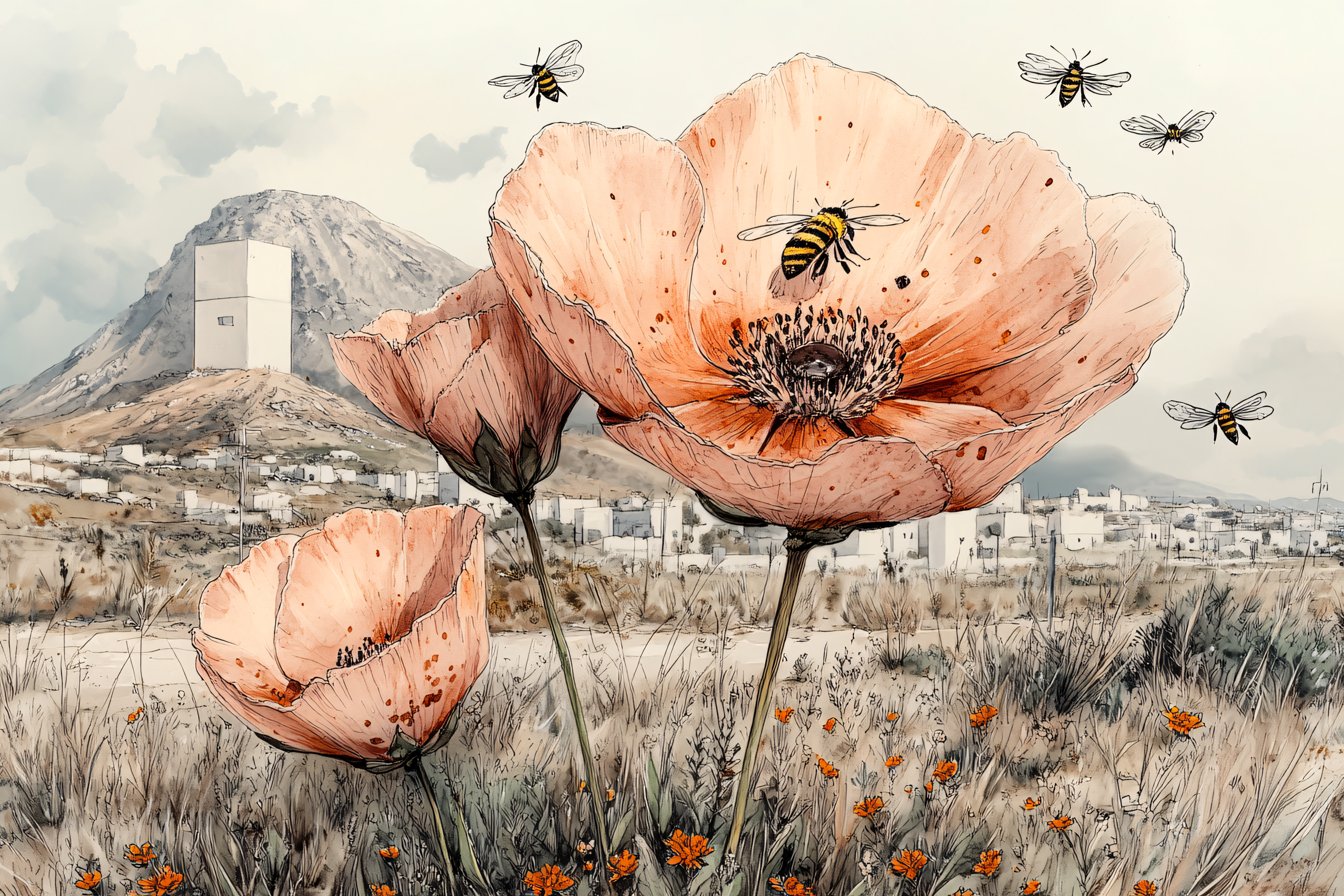 Poppy And Bee Serenity
