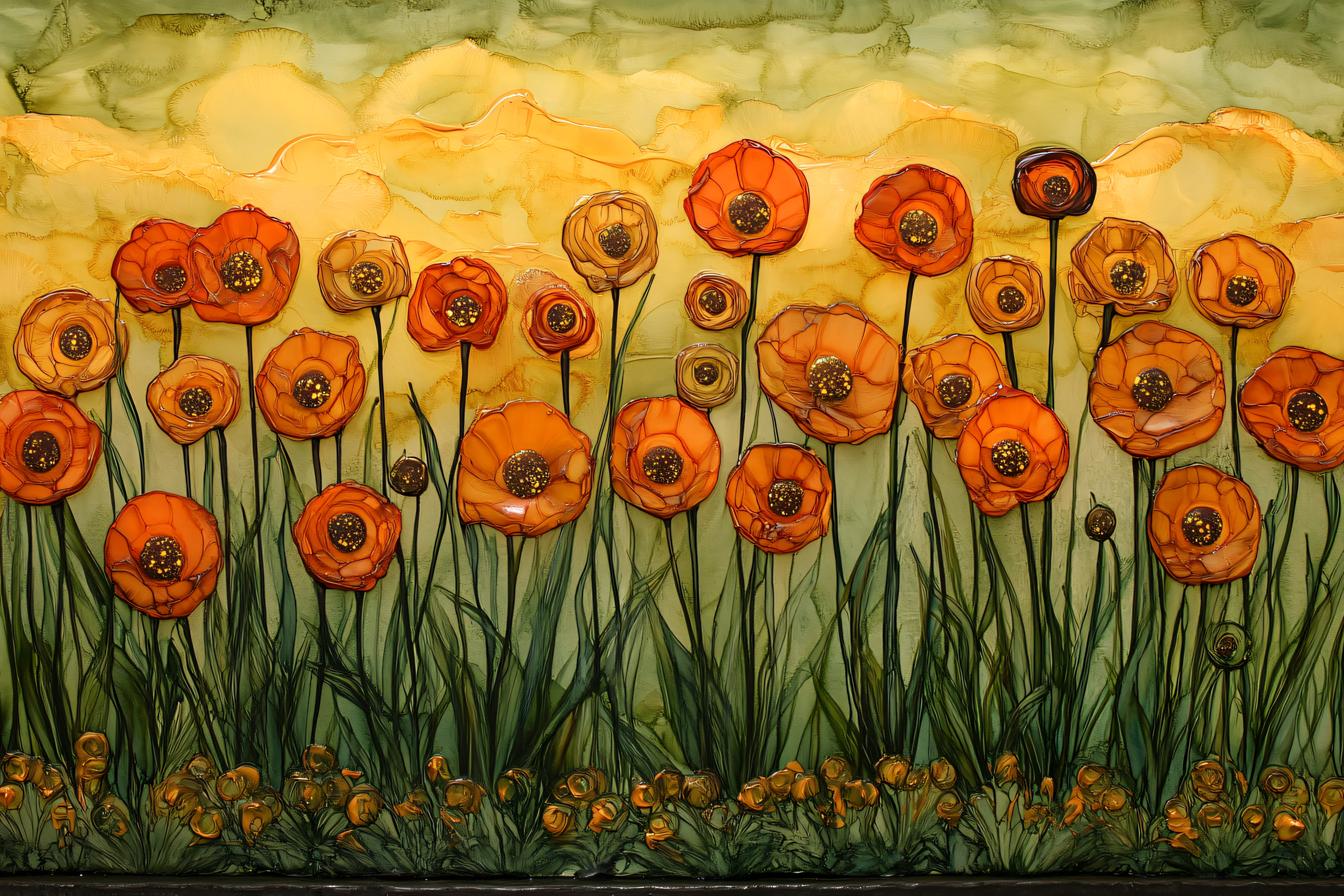 Poppy Field Artwork