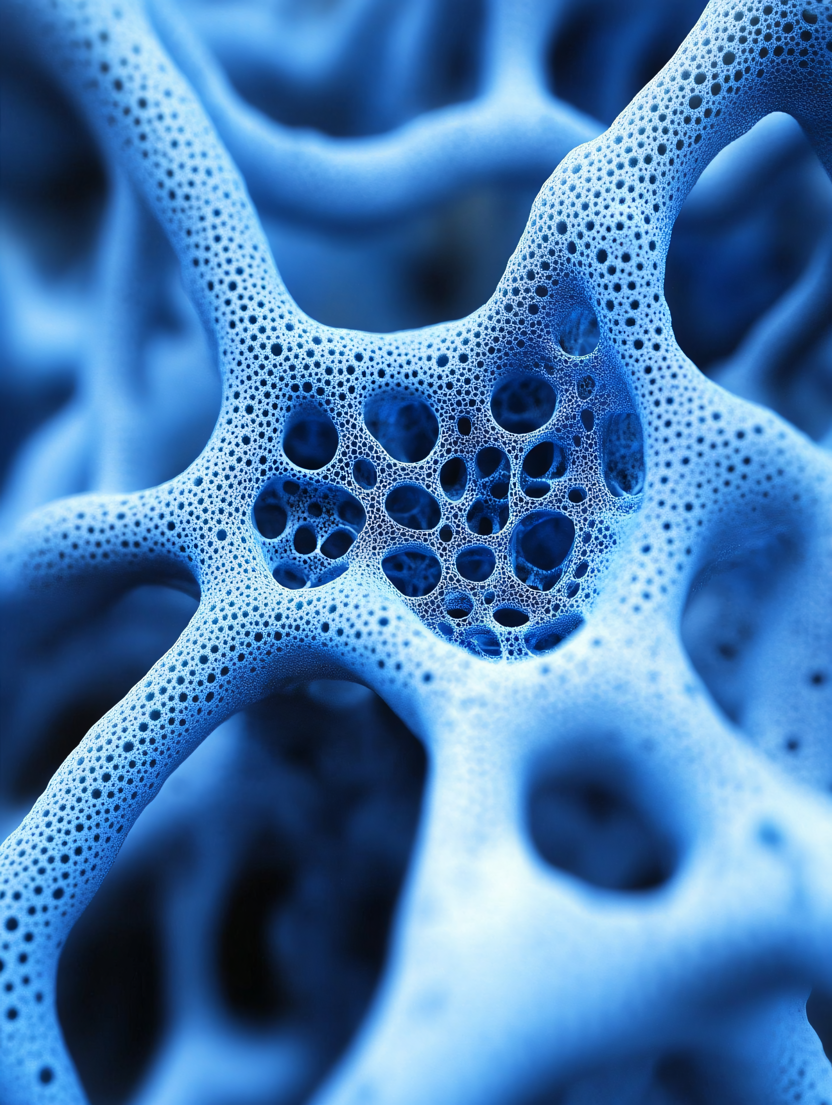 Porous Blue Network