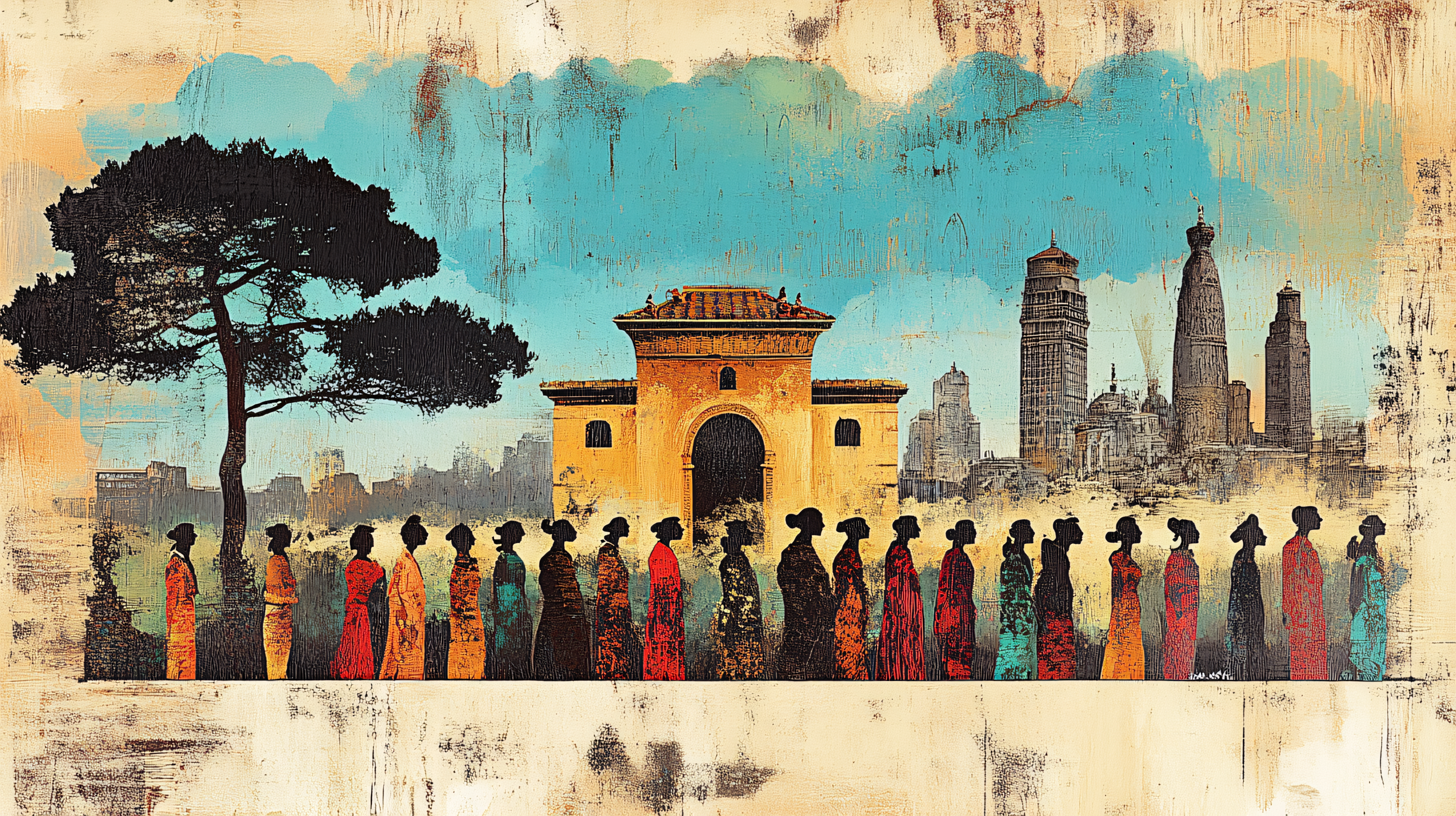 Procession City Skyline