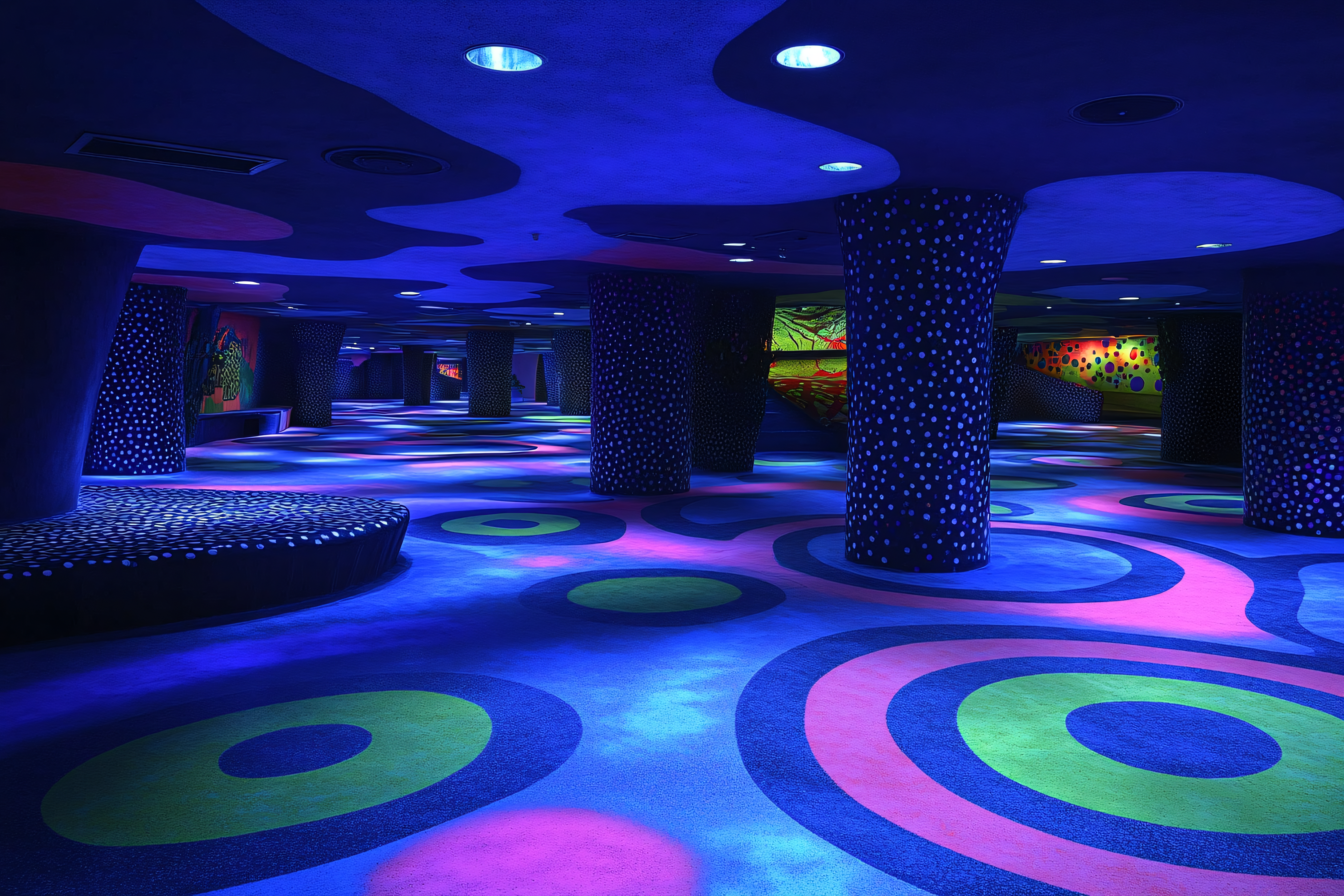 Psychedelic Lounge Interior