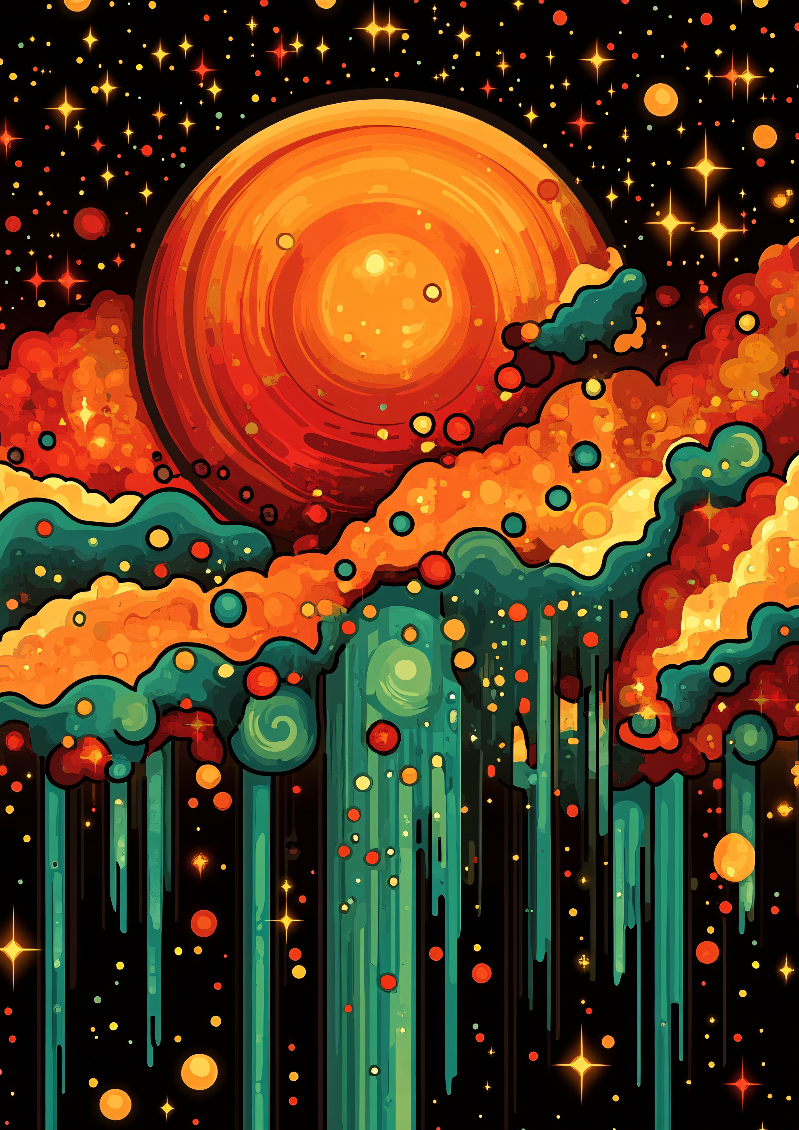 Psychedelic Planetscape