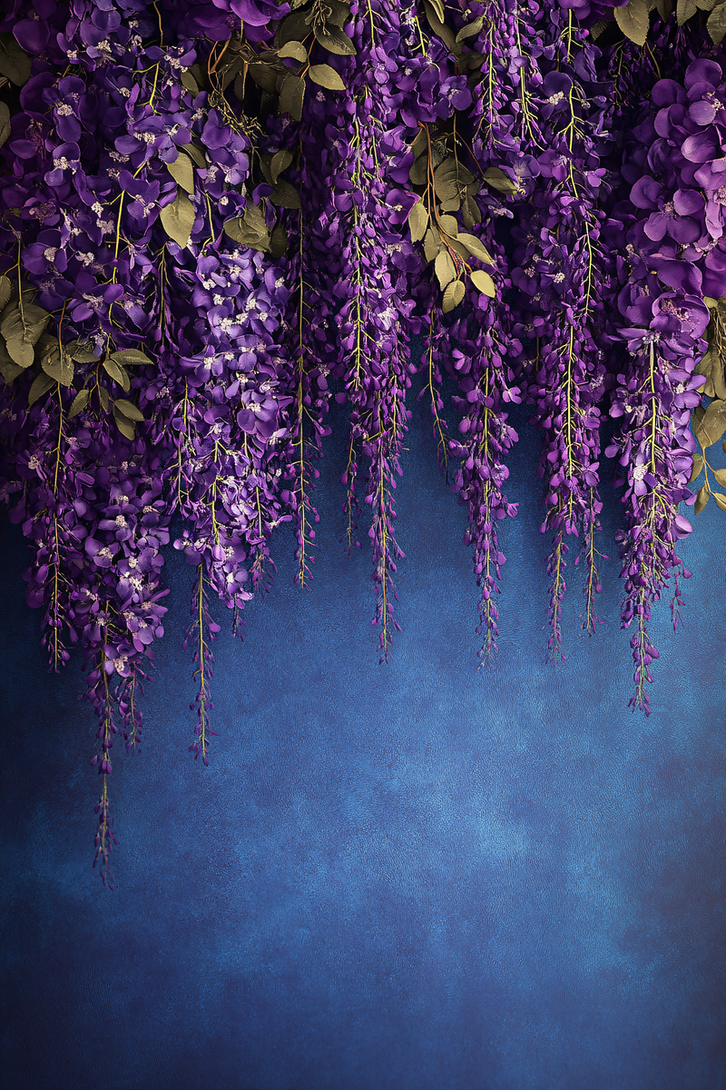 Purple Wisteria Cascading