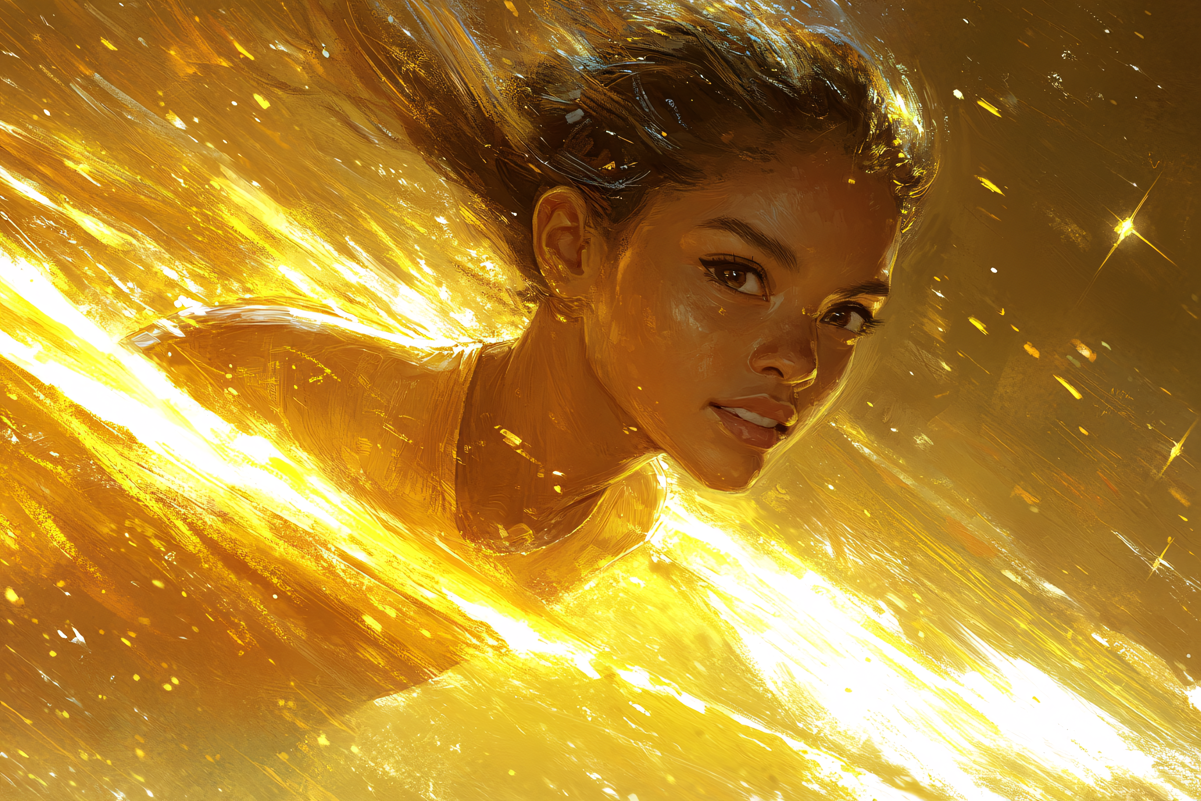 Radiant Woman Portrait