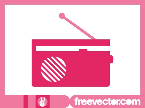 Radio Icon Free Vector