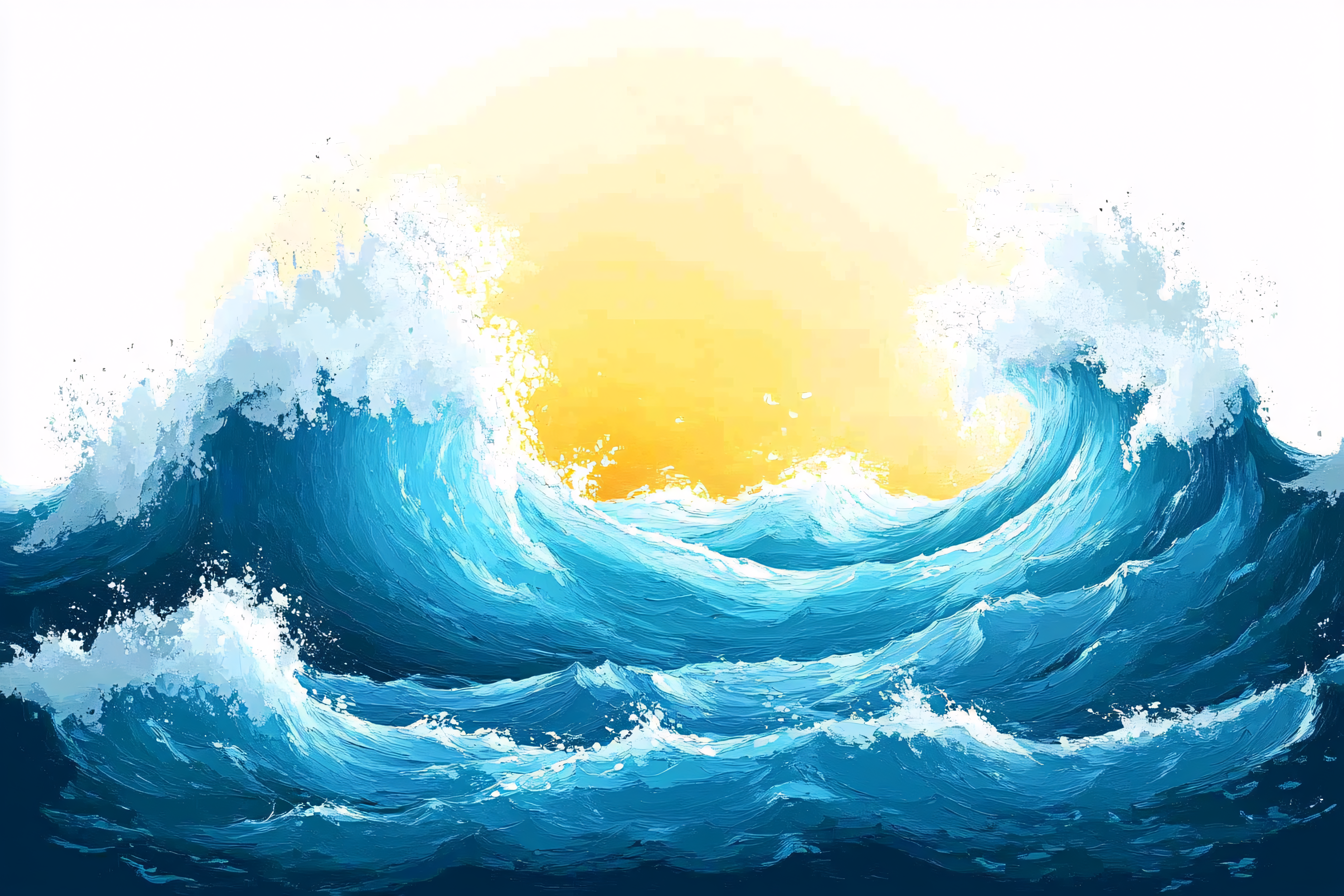 Raging Ocean Waves