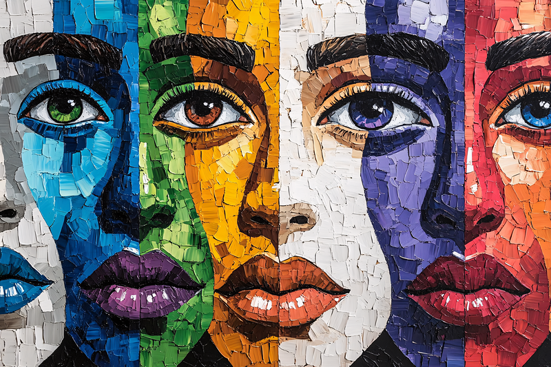 Rainbow Faces