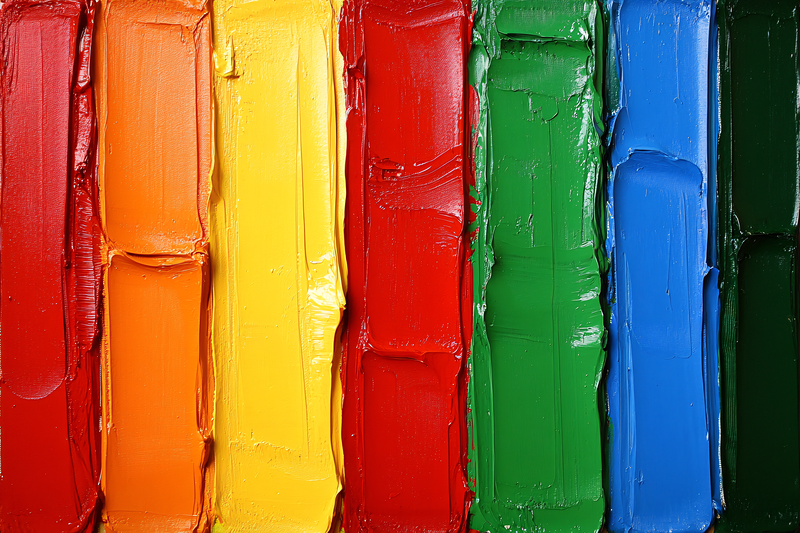 Rainbow Paint Strokes