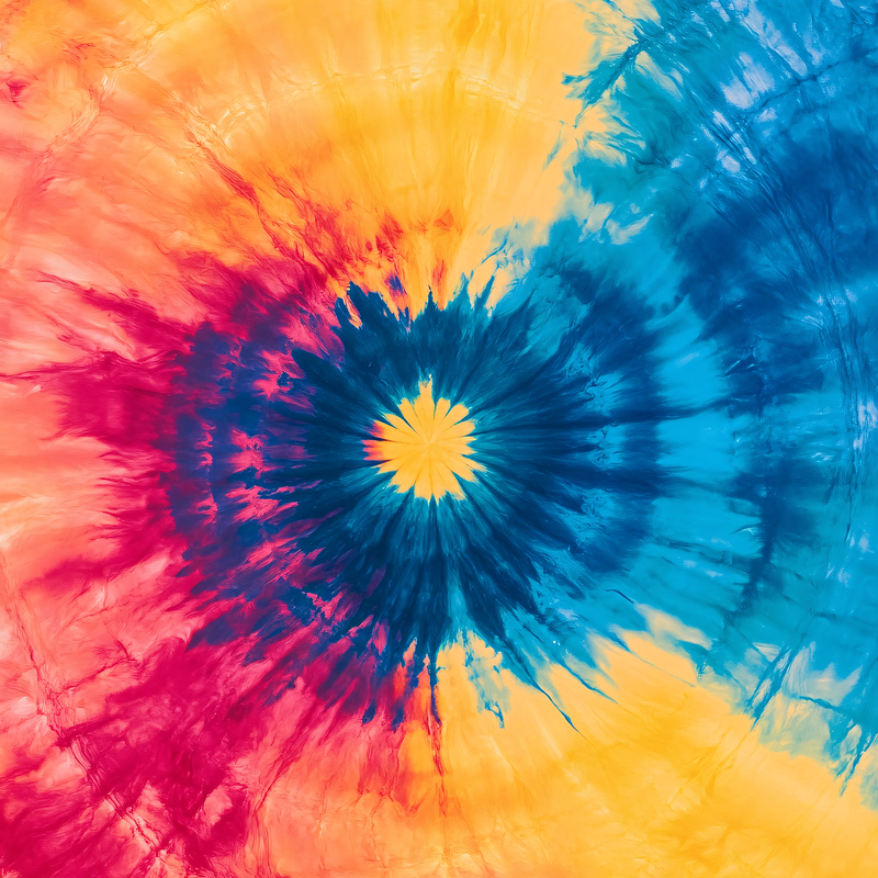 Rainbow Tie Dye Swirl