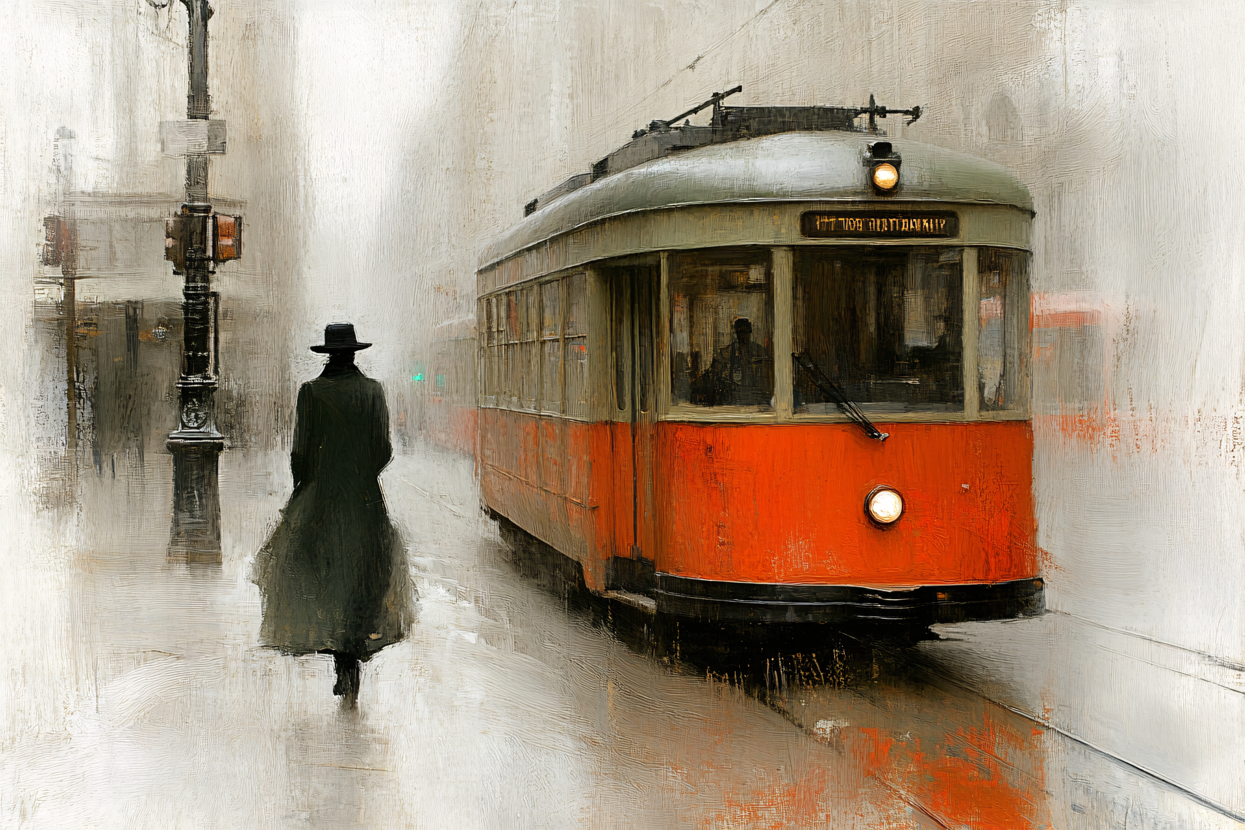 Rainy Day Tram