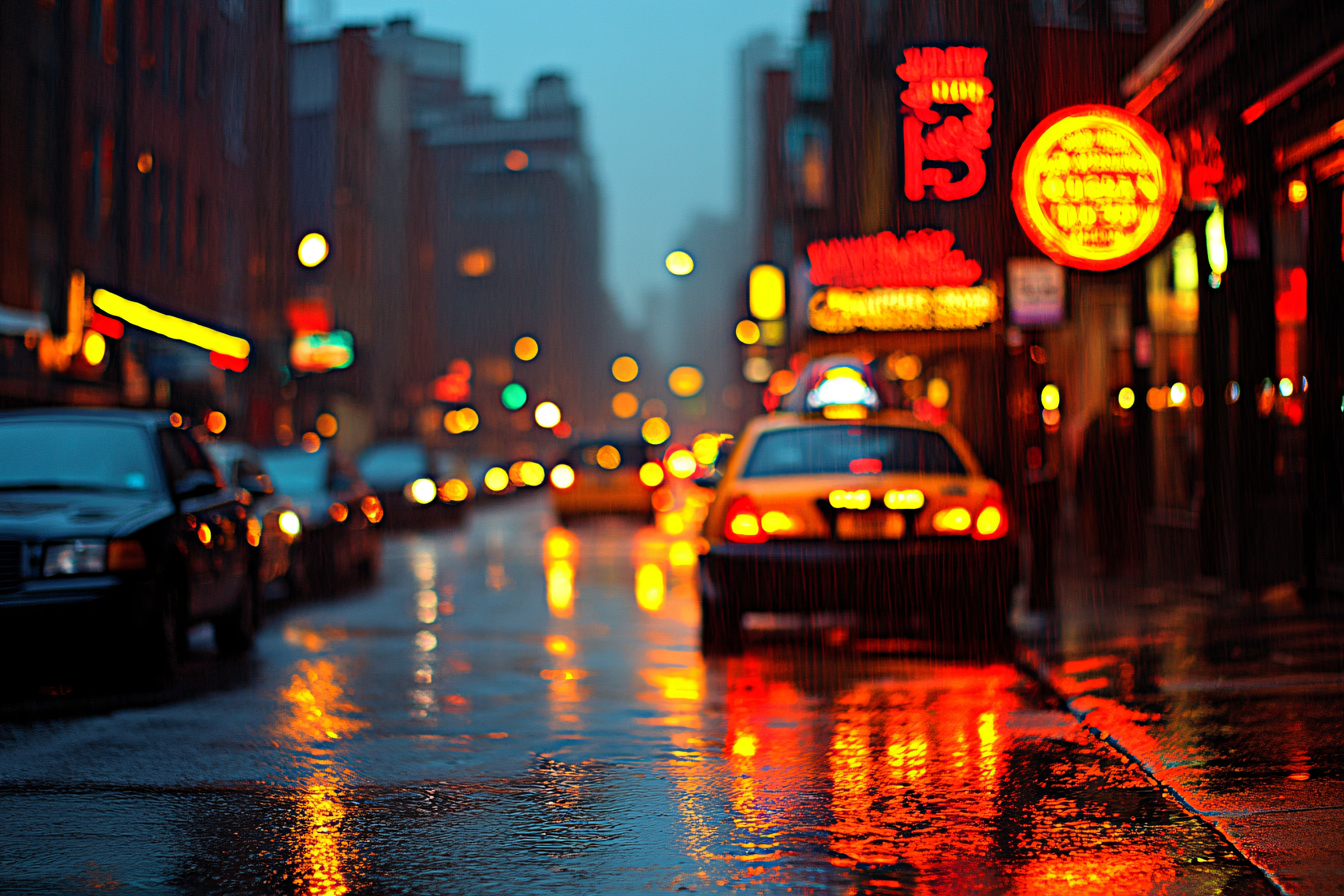 Rainy Night City