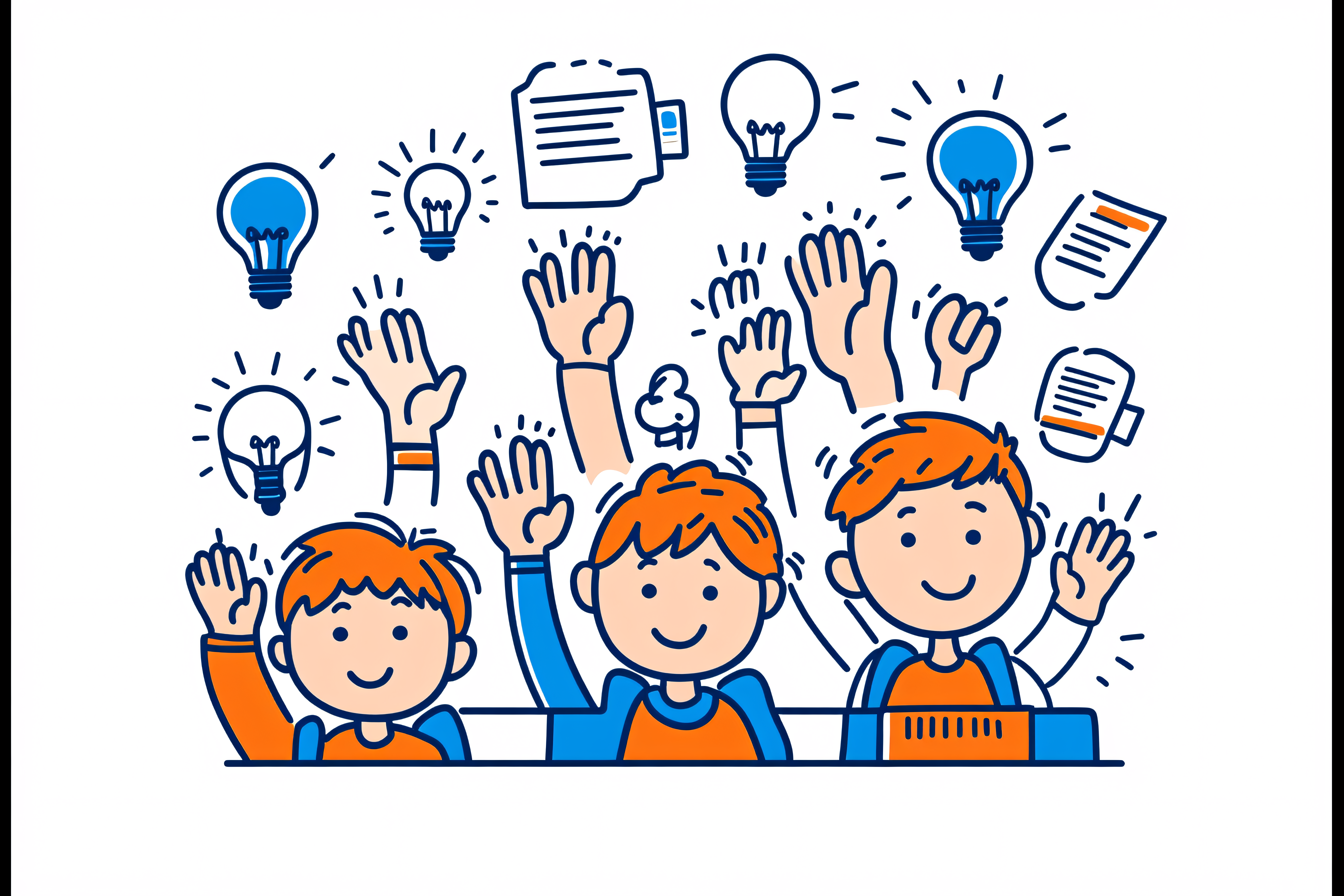 Raising Hands for Ideas