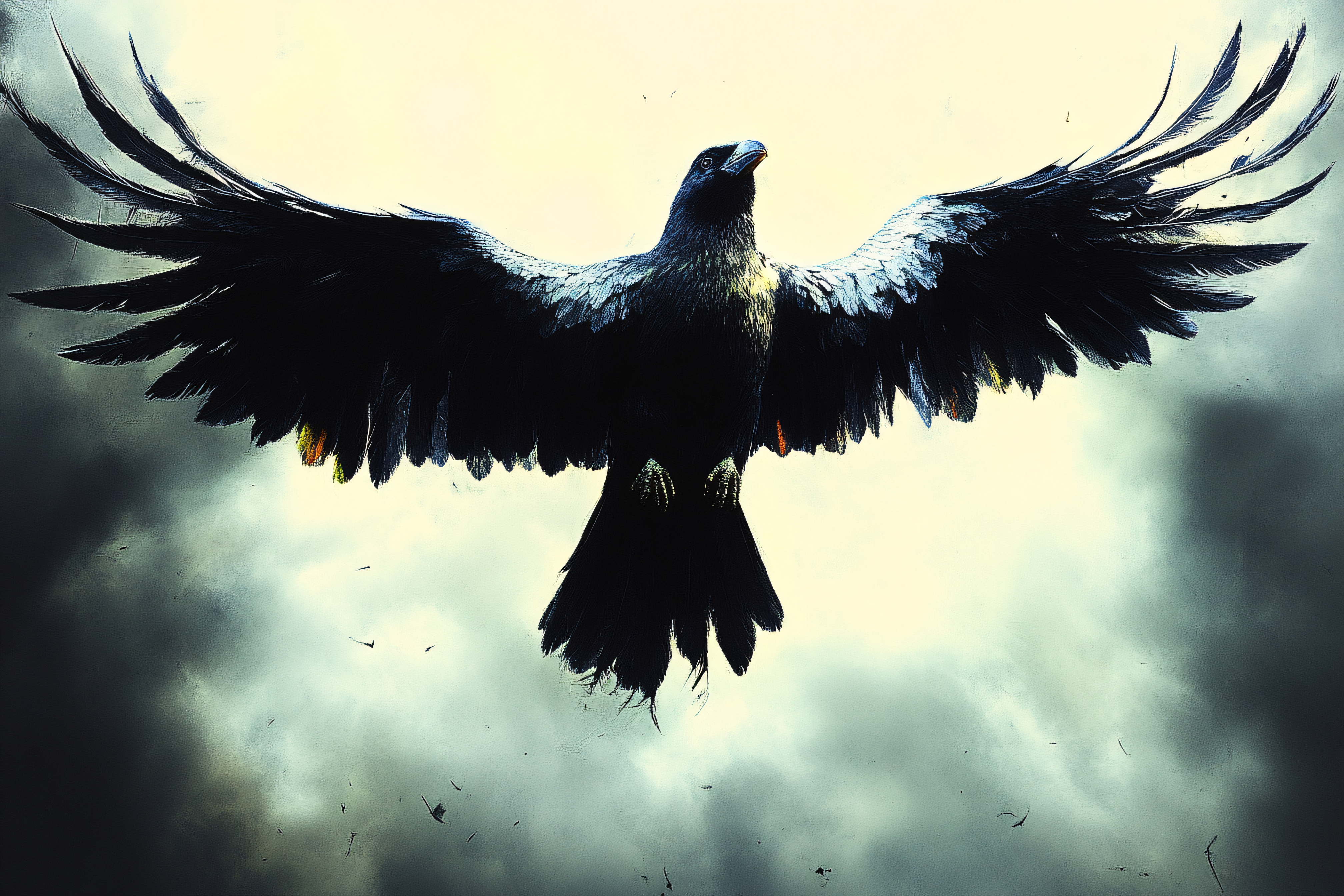 Raven in Flight