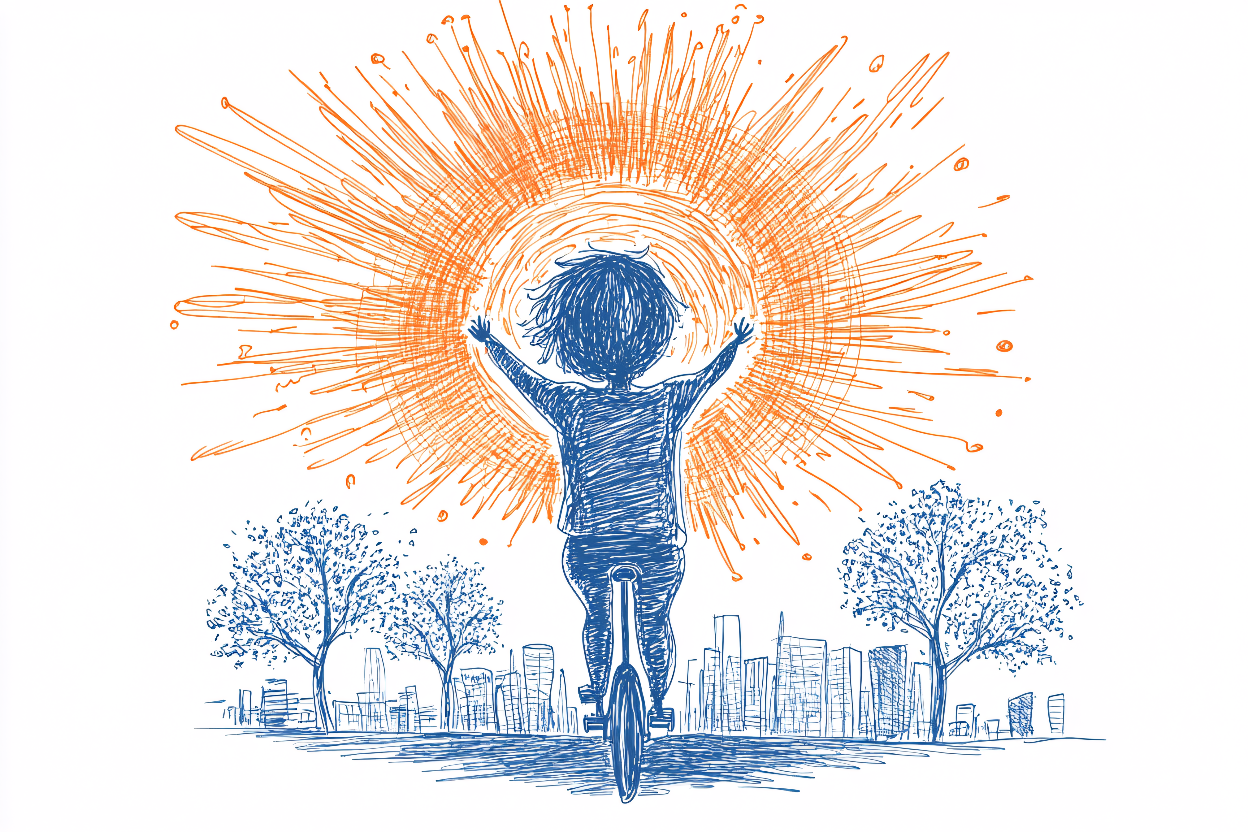 Reaching for the Sun on a Bicycle