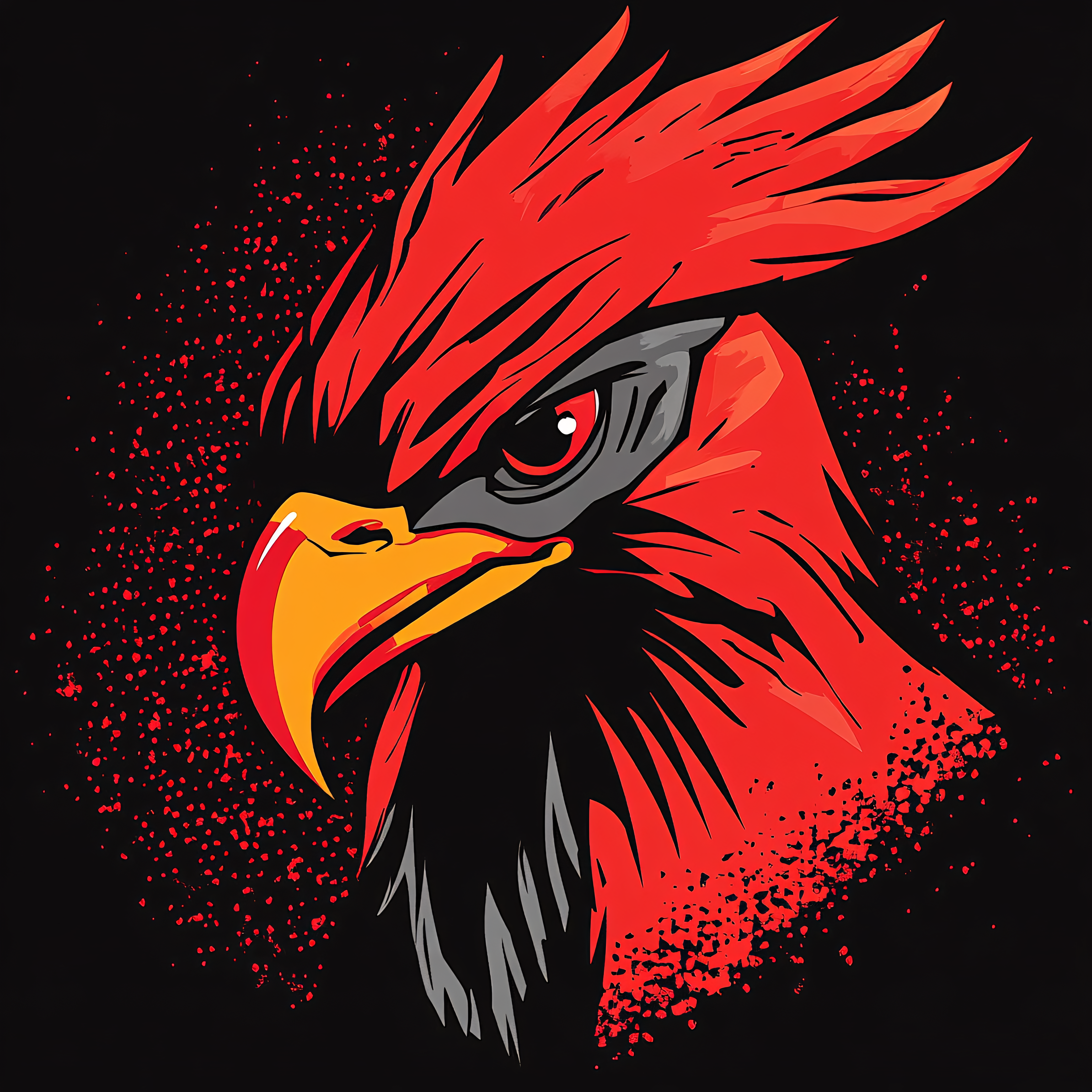 Red Bird Head