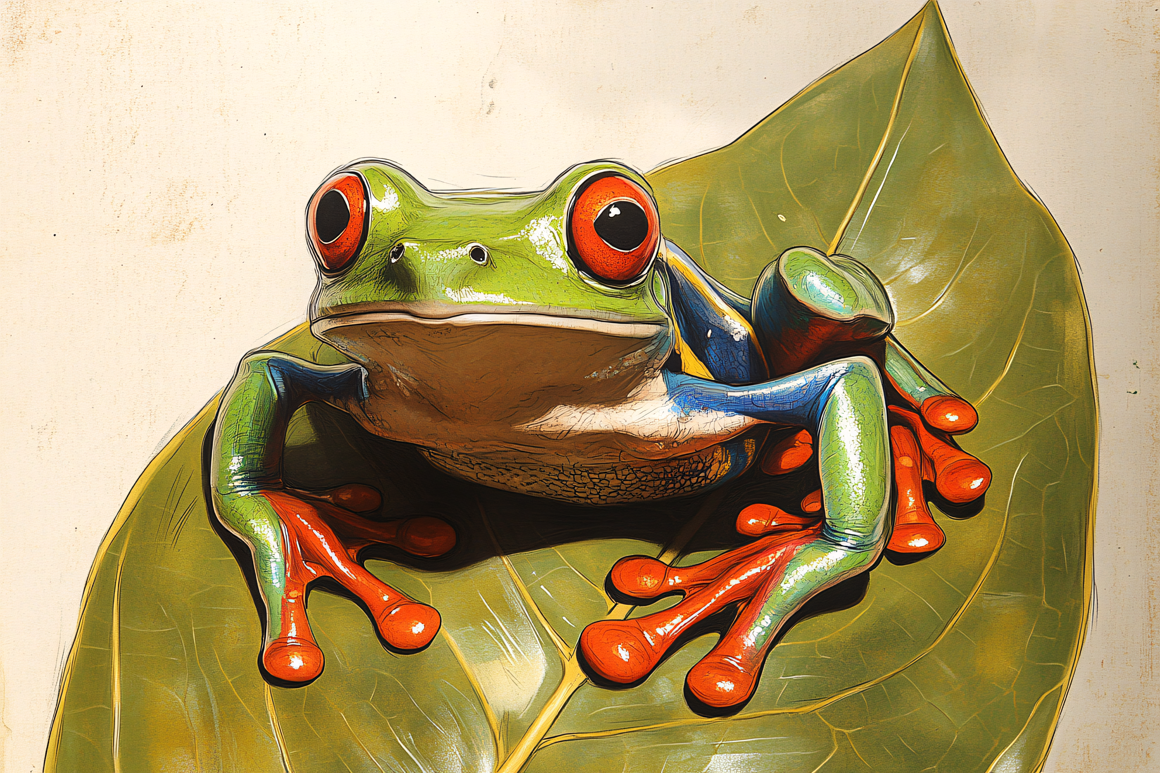Red Eyed Tree Frog