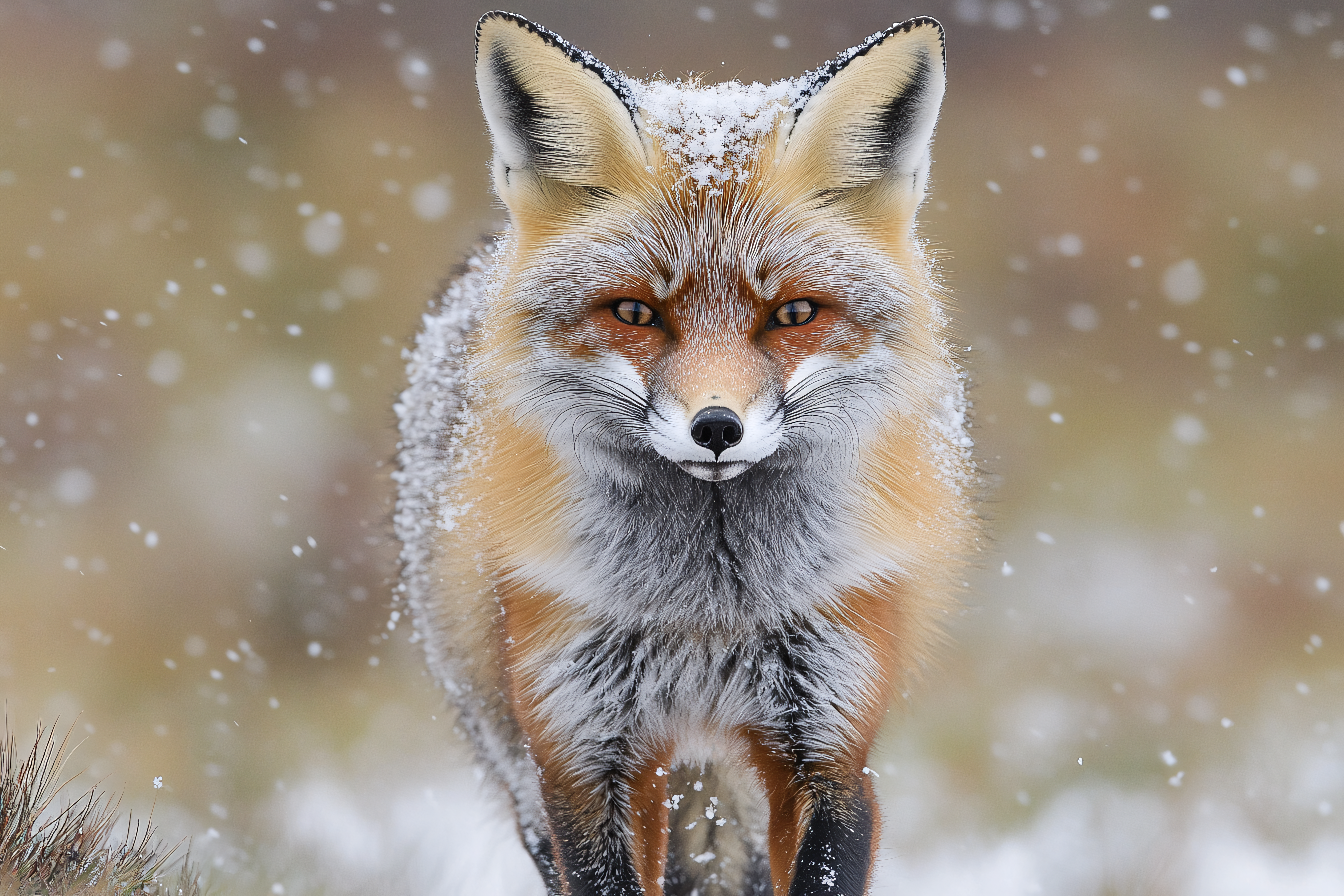 Red Fox in Snow