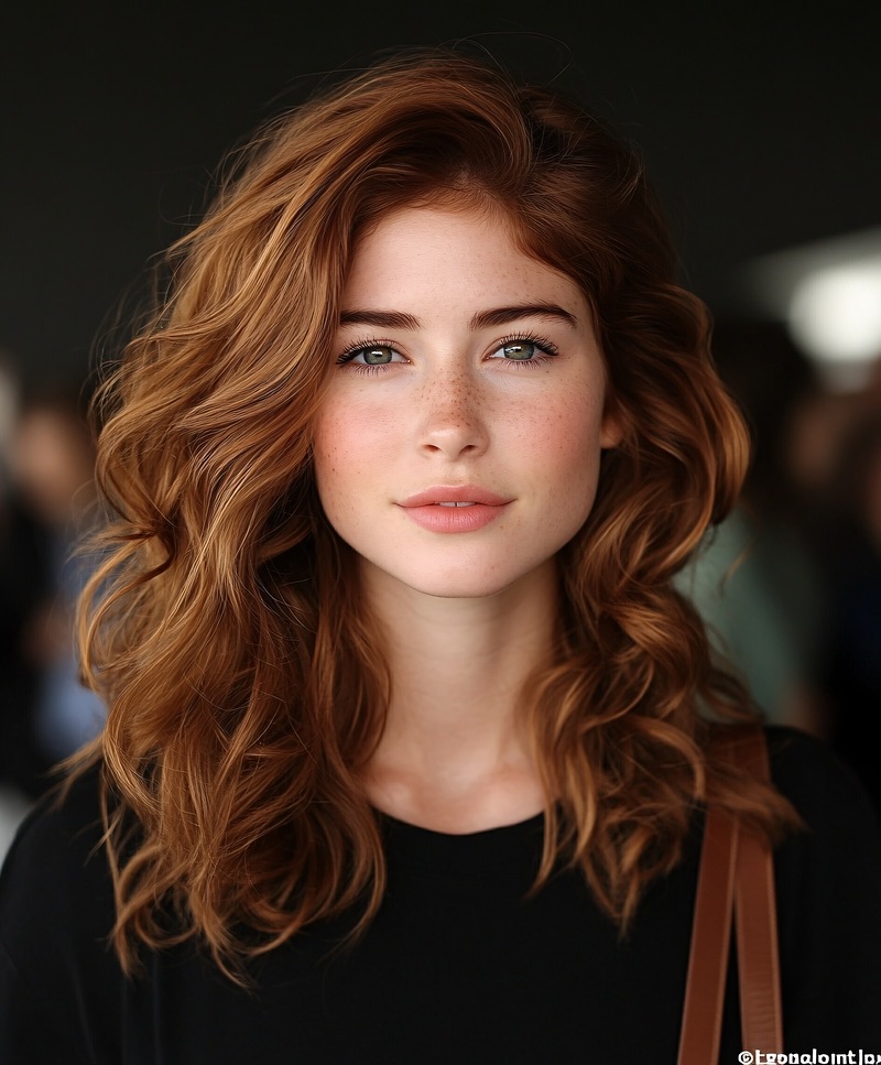 Red Haired Woman Portrait