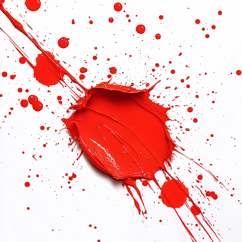 Red Paint Splatter