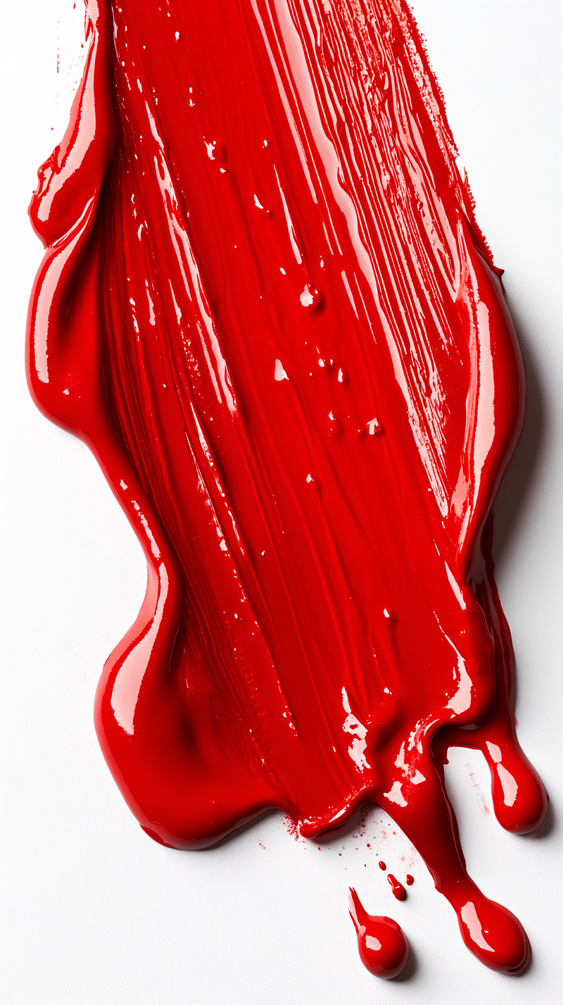 Red Paint Swirl