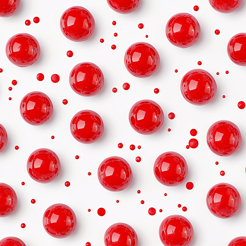 Red Spheres Pattern