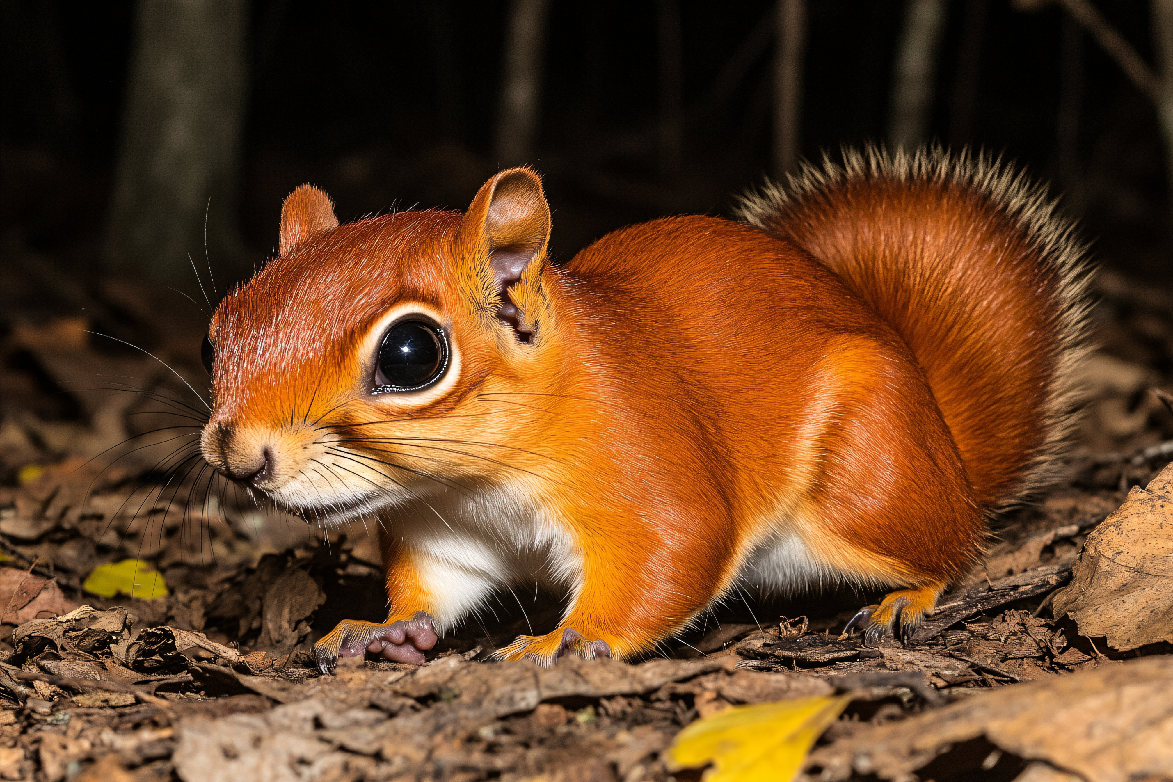 Red Squirrel Close-Up