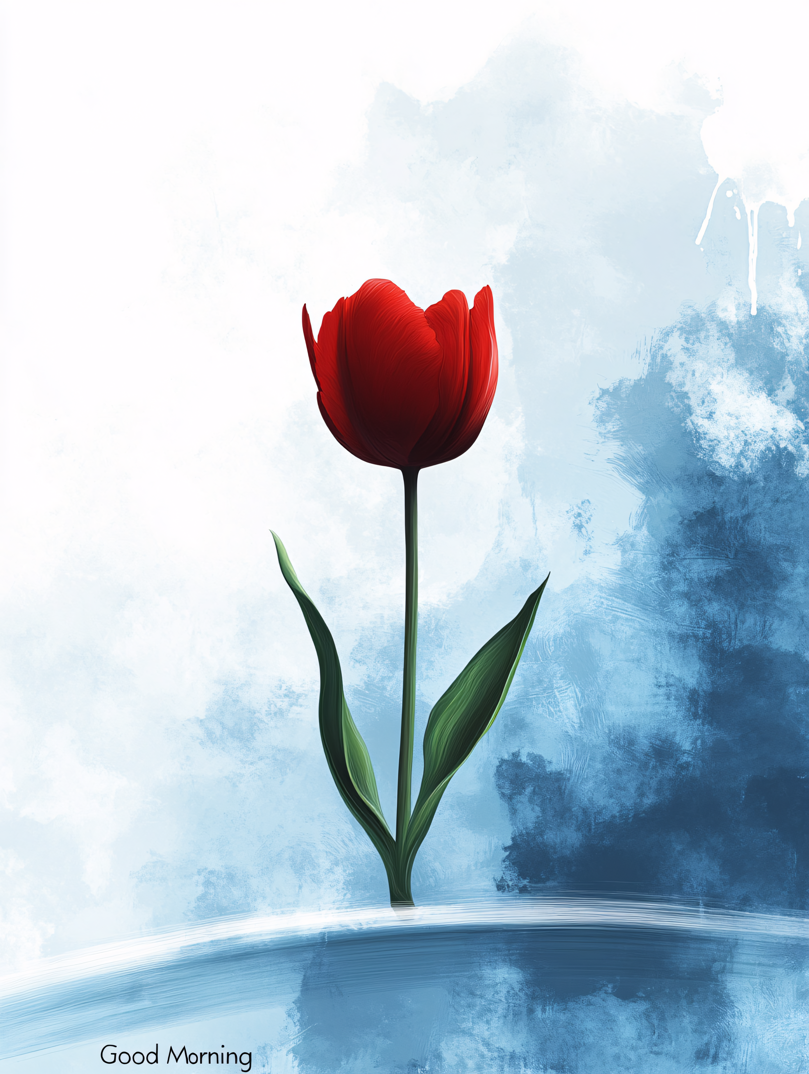 Red Tulip Flower