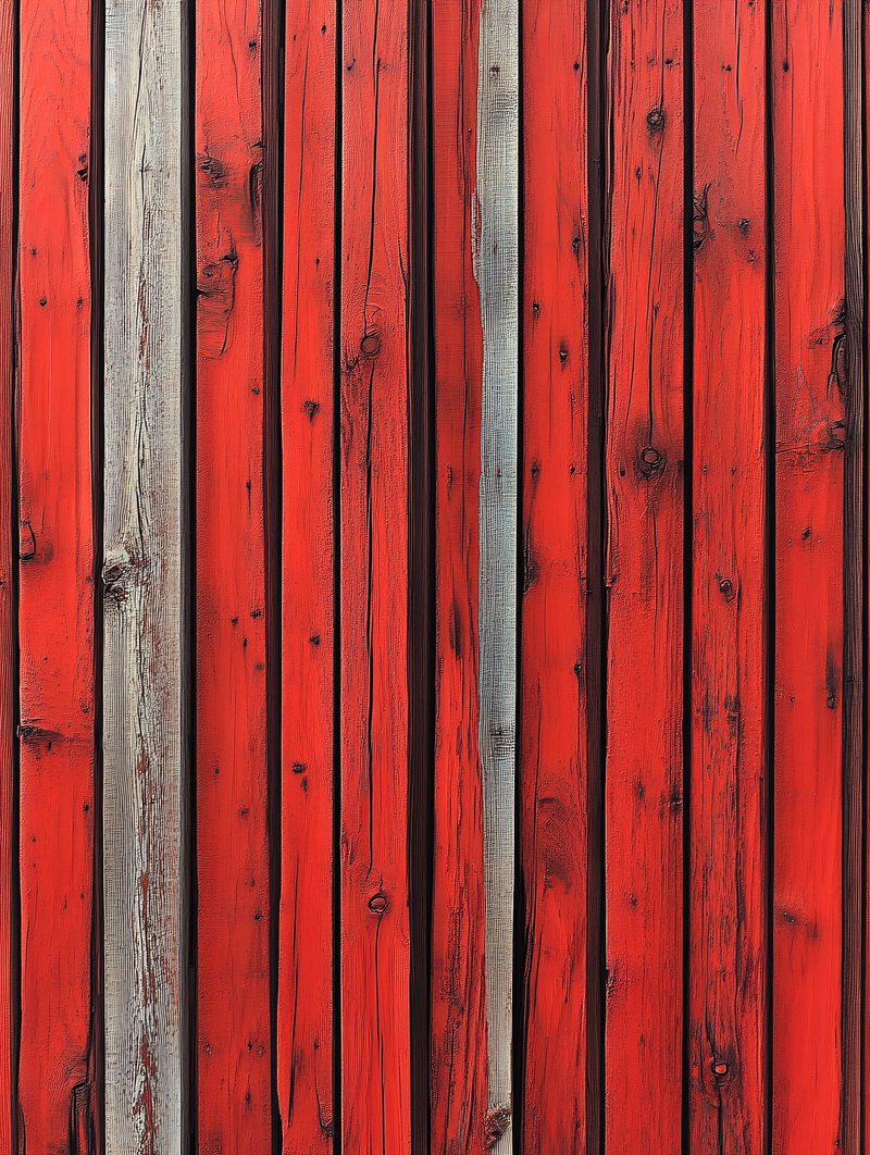 Red Wooden Plank Texture