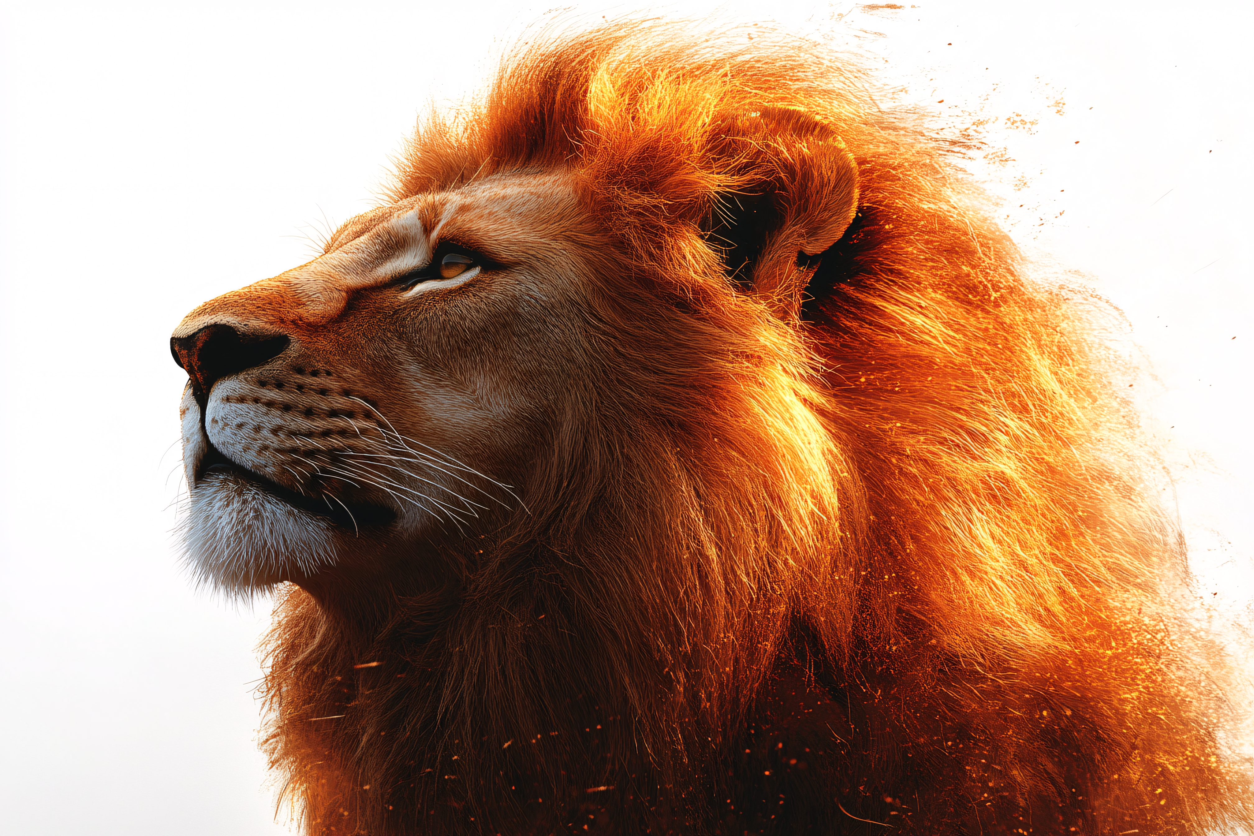 Regal Lion Gaze