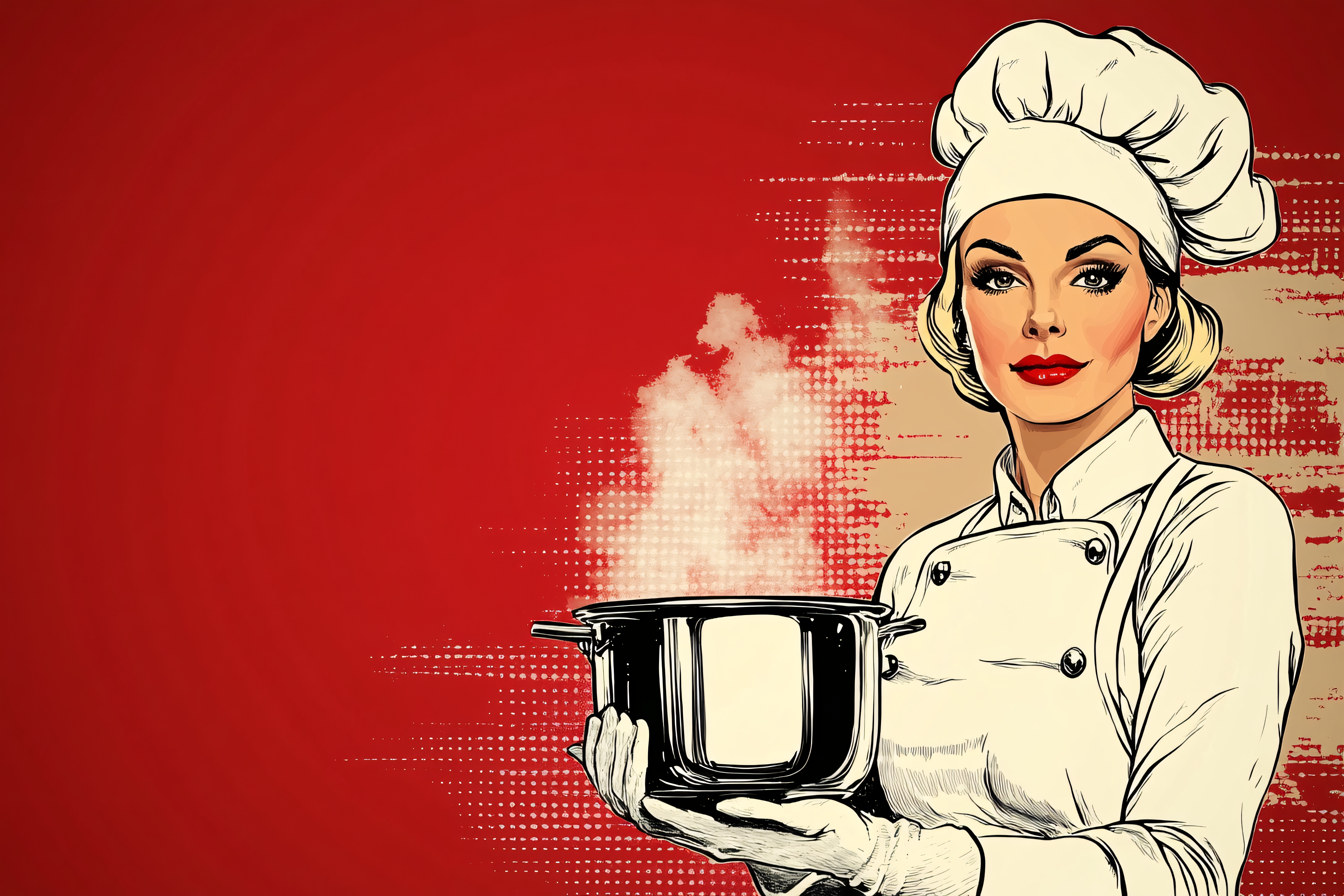 Retro Chef Woman