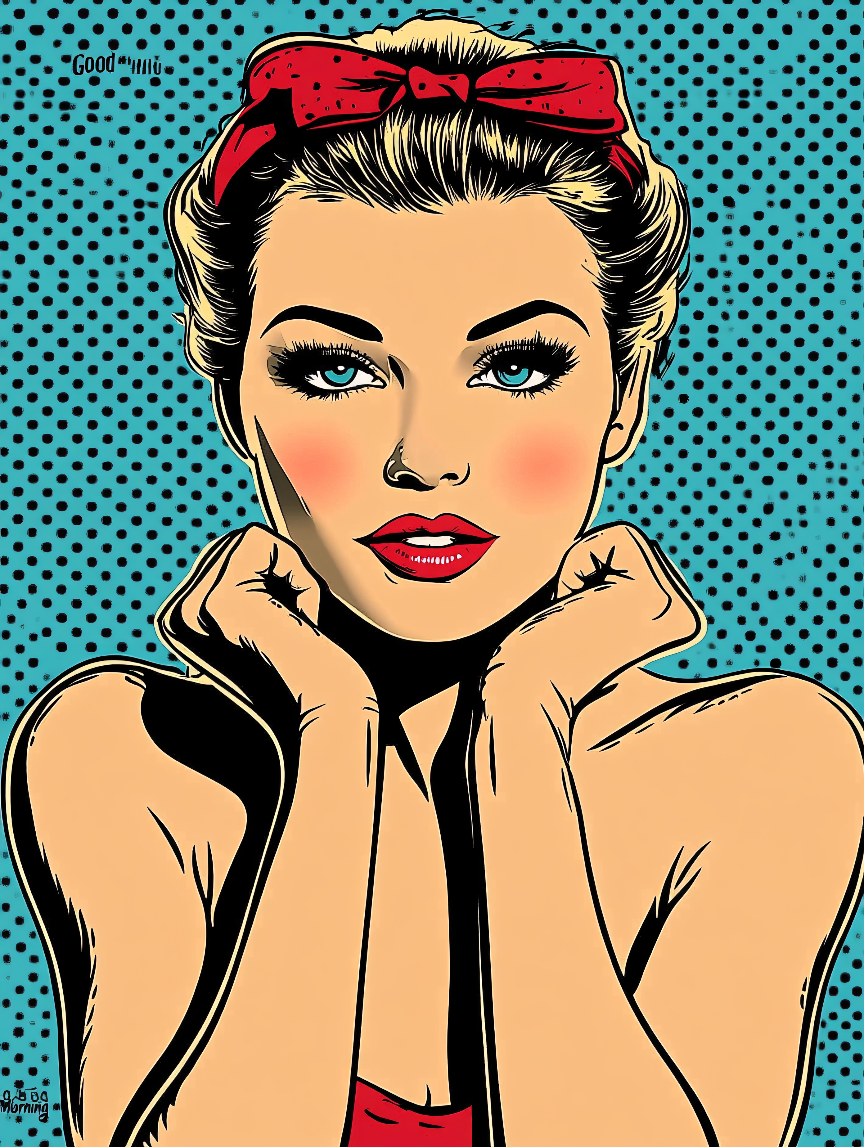 Retro Pop Art Woman