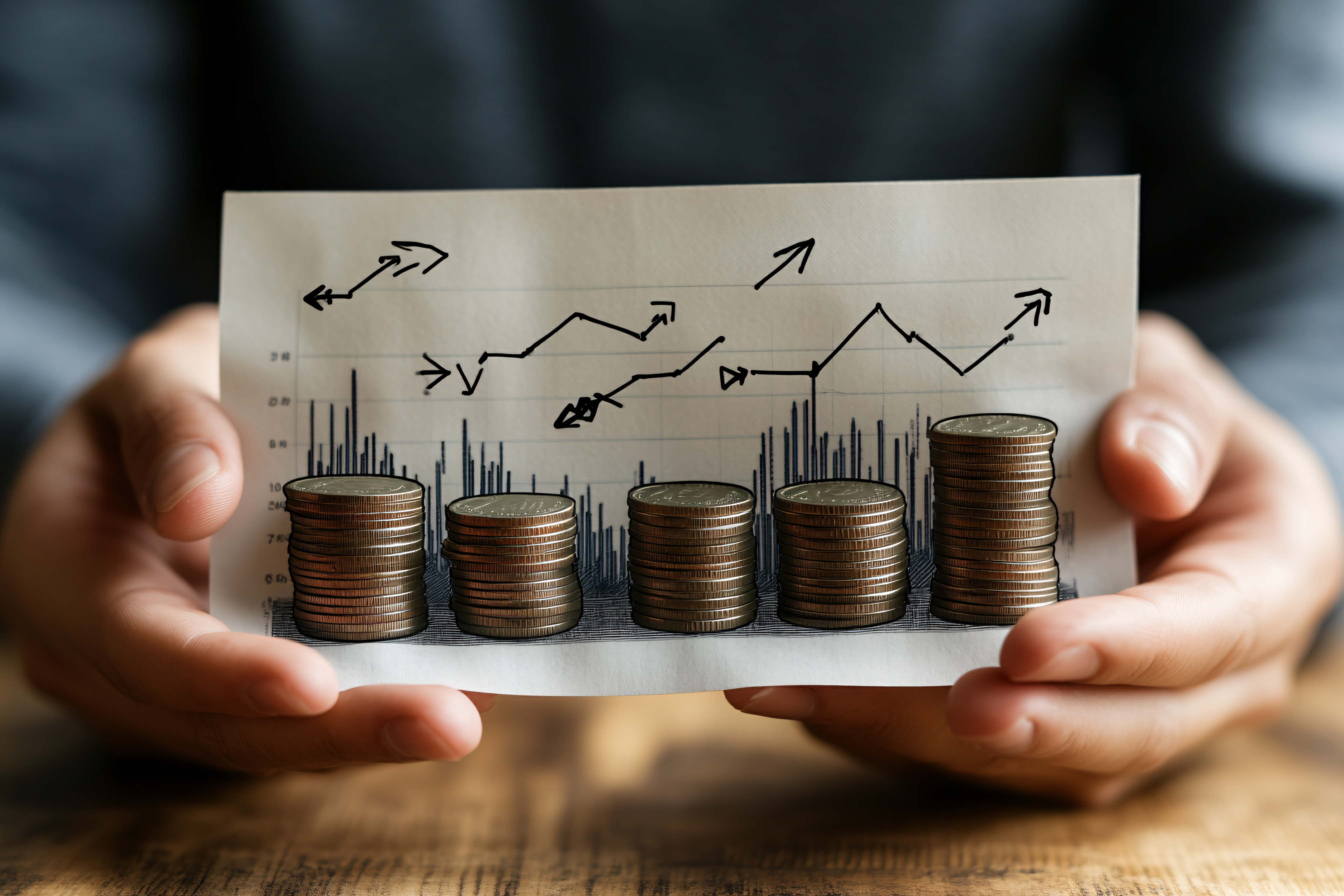 Rising Stacks of Coins