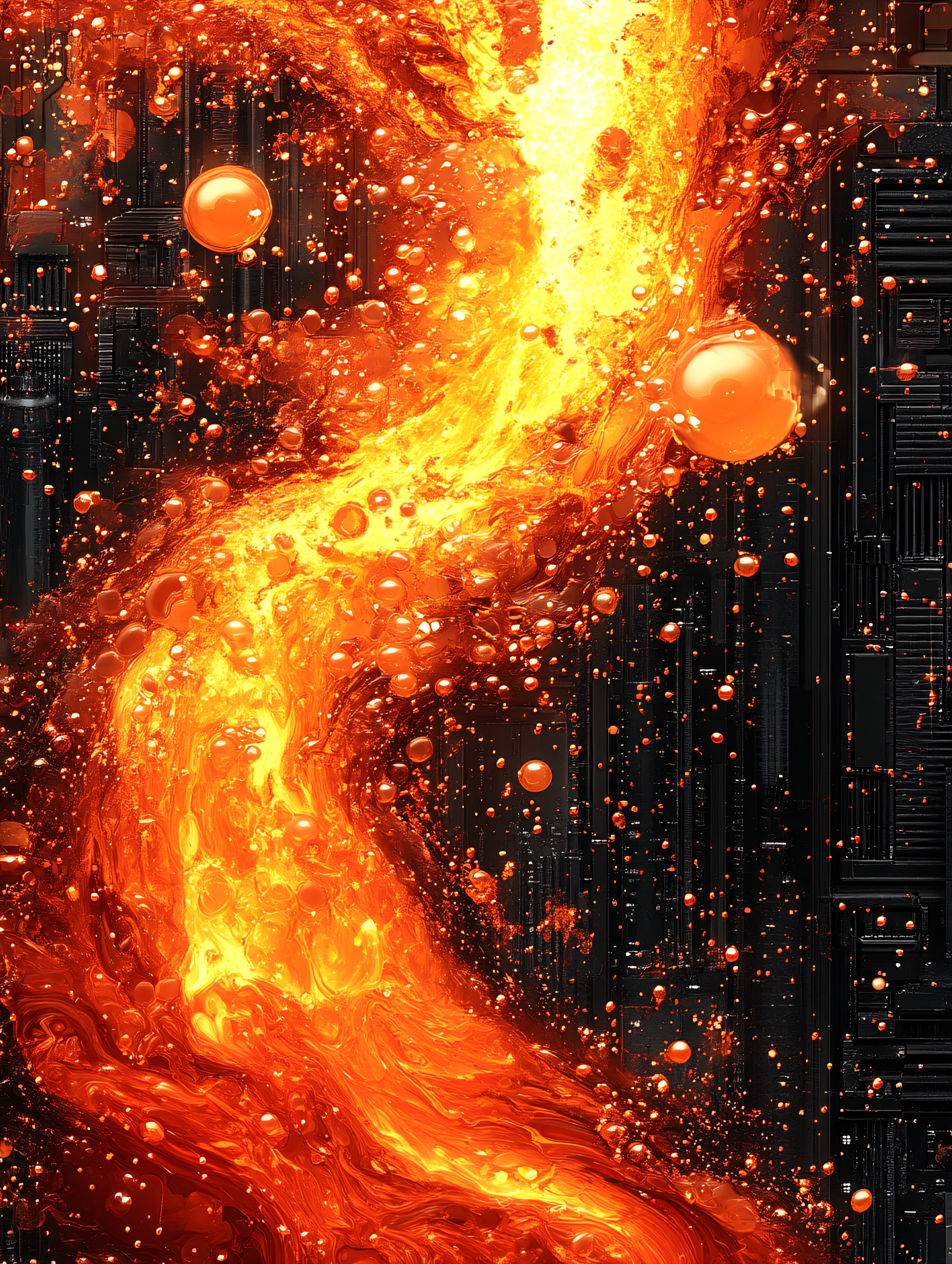 River of Fire in Digital Circuitry